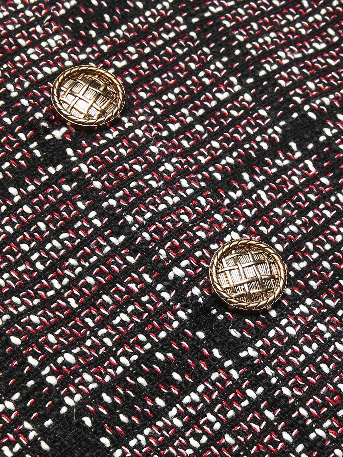 1960s Shirt Collar Lantern Sleeve Plaids Dress - Image 7