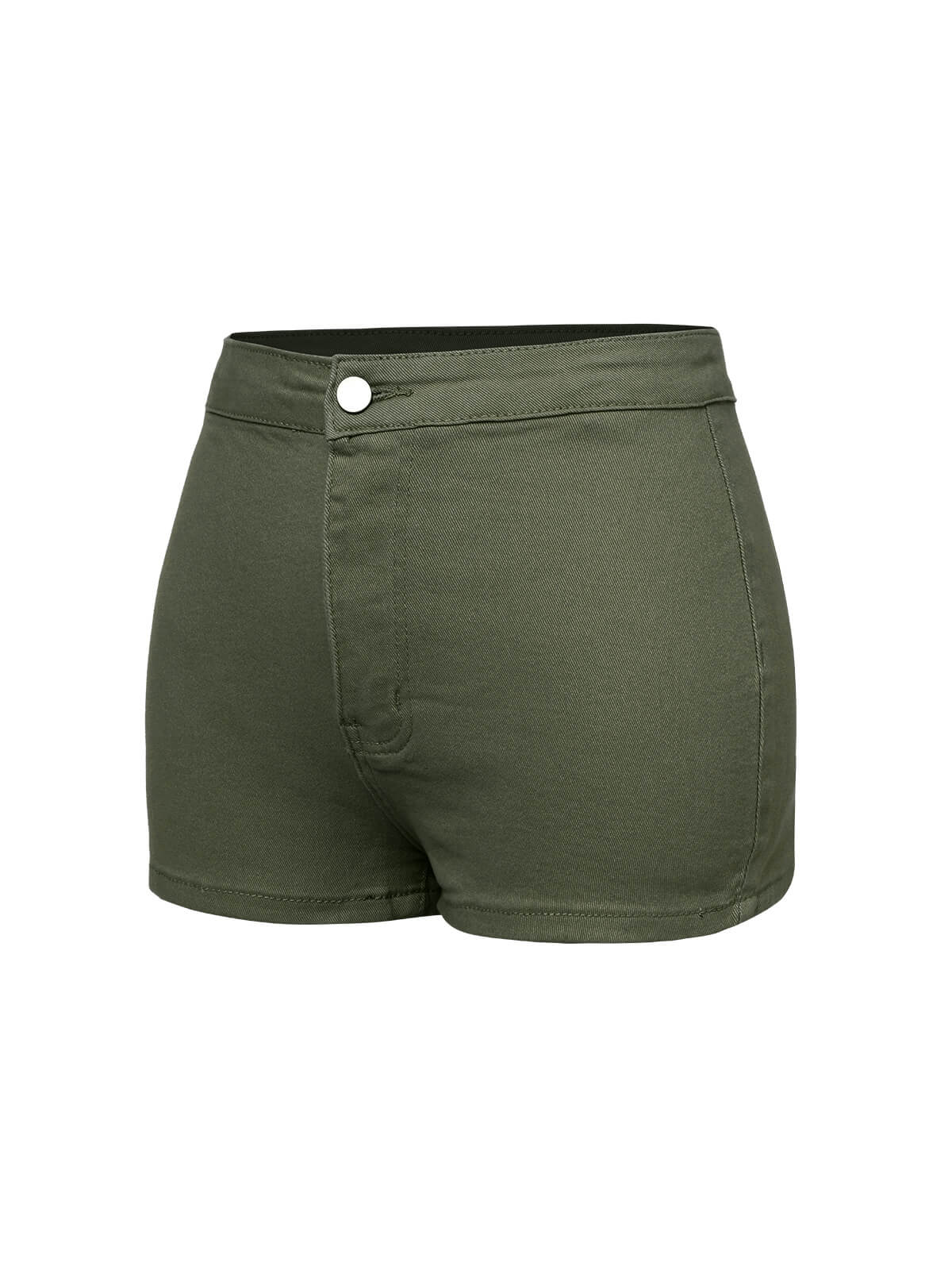 1960s Solid Colored Denim Shorts - Image 10