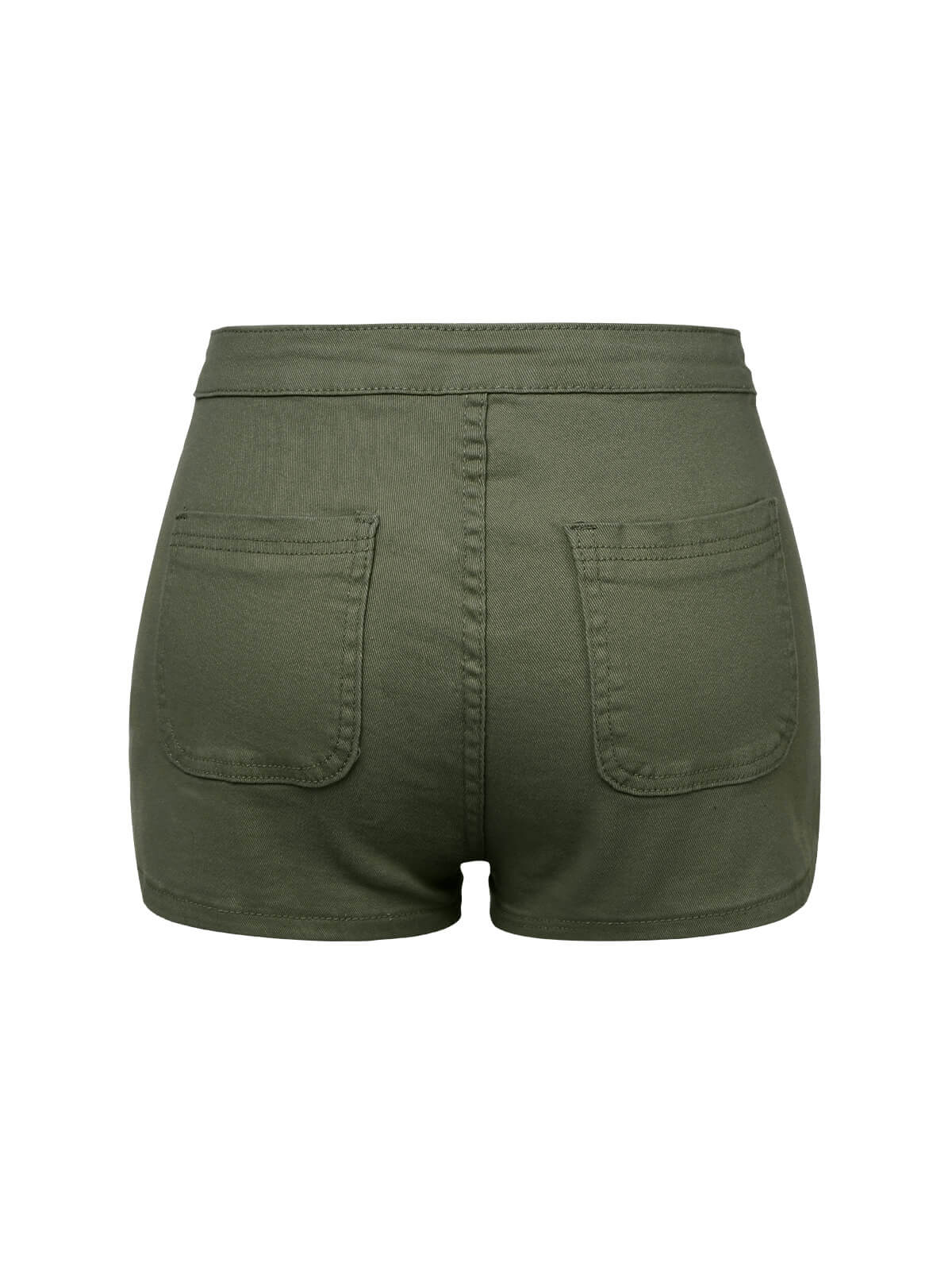 1960s Solid Colored Denim Shorts - Image 11