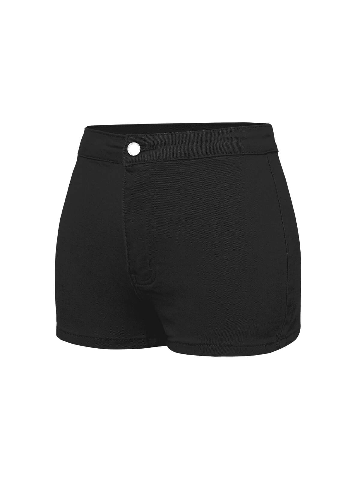 1960s Solid Colored Denim Shorts - Image 13