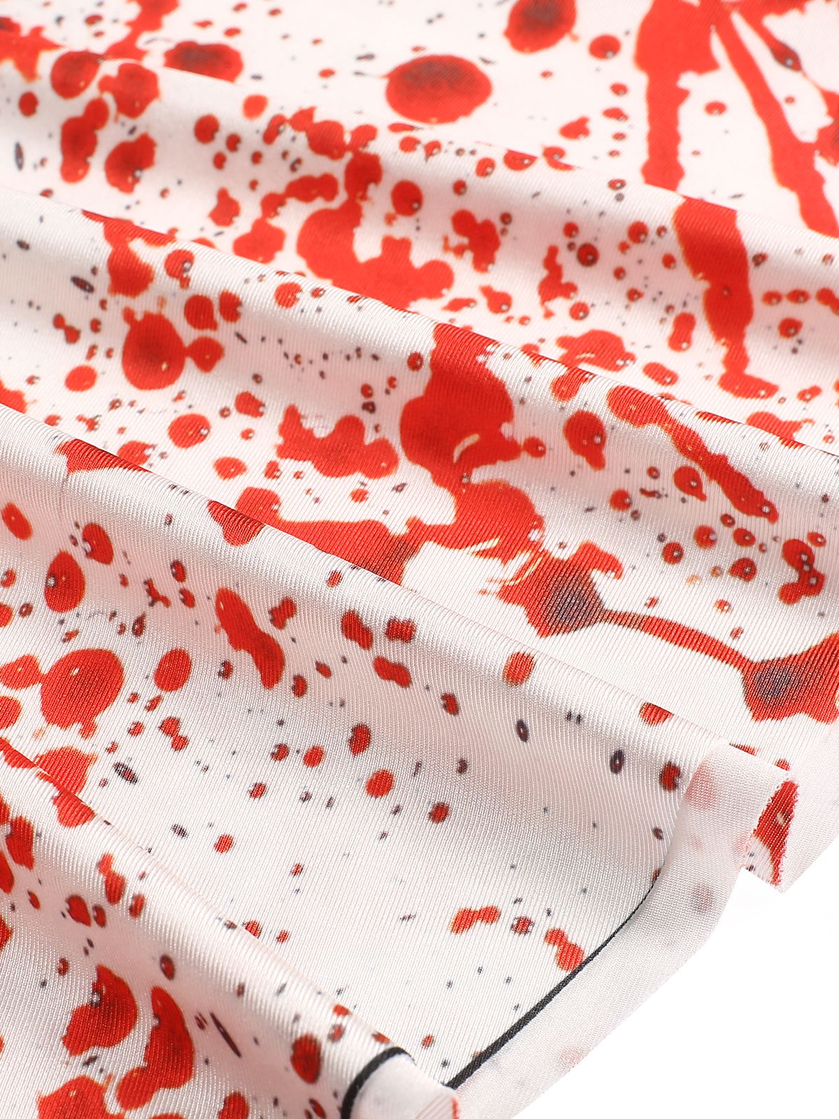 1960s Strap Halloween Blood Print Sleeveless Dress - Image 4