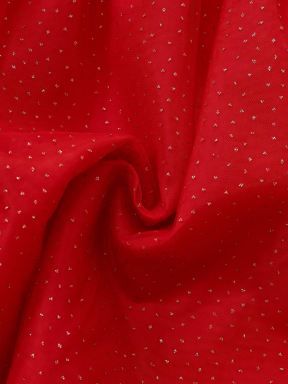1960s Strapless Glitter Back-Tie Tulle Dress - Image 6