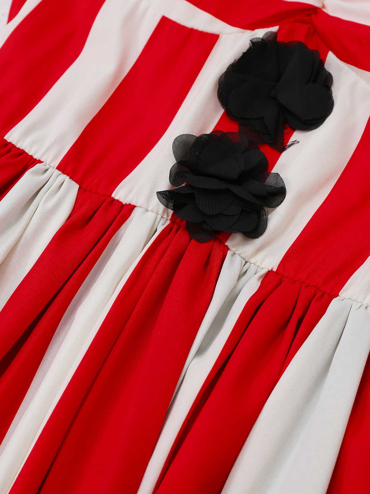 1960s Striped Halloween Evil Clown Slip Dress - Image 5