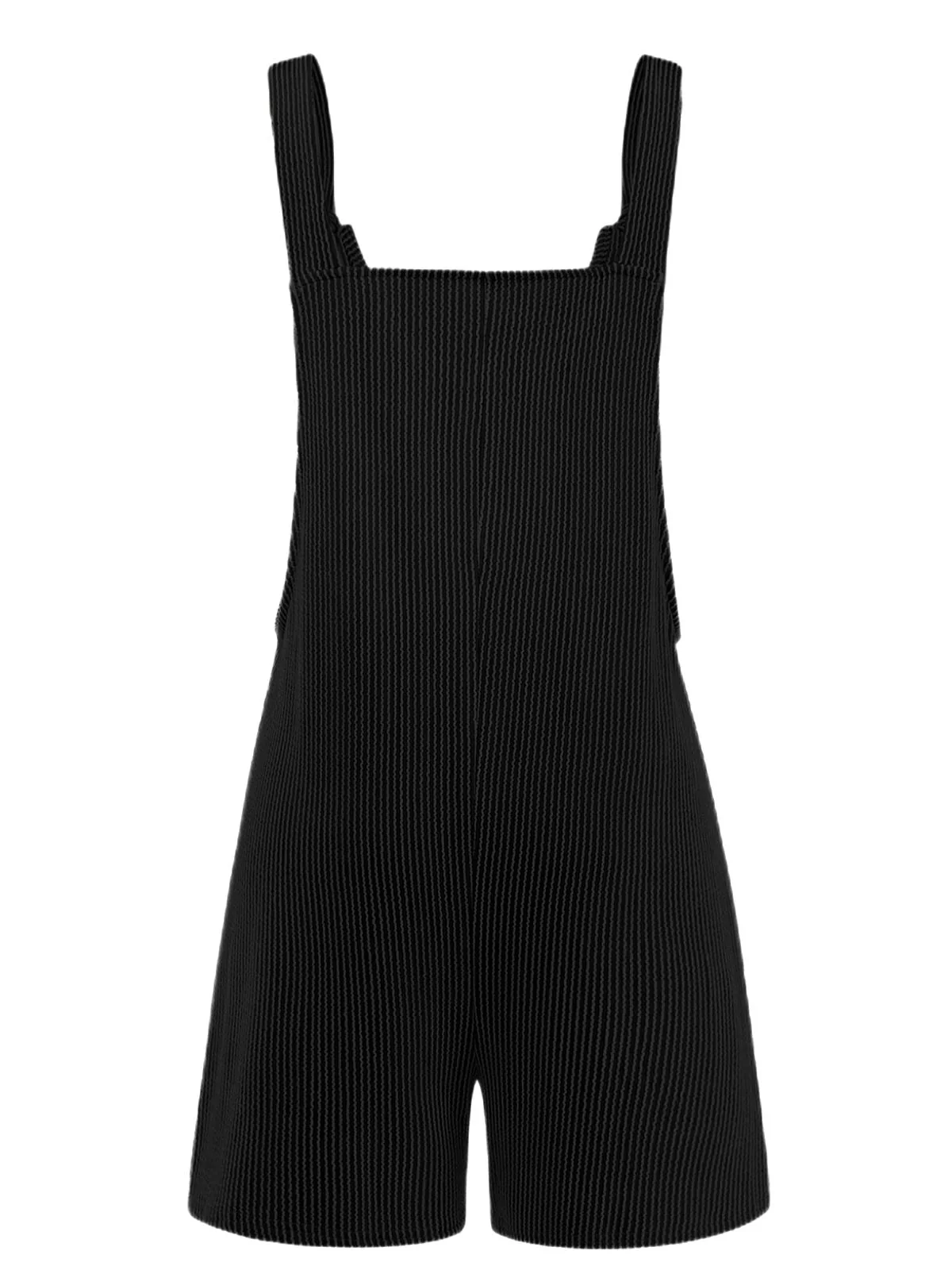 1960s Striped Pocketed Tie-Strap Romper - Image 9