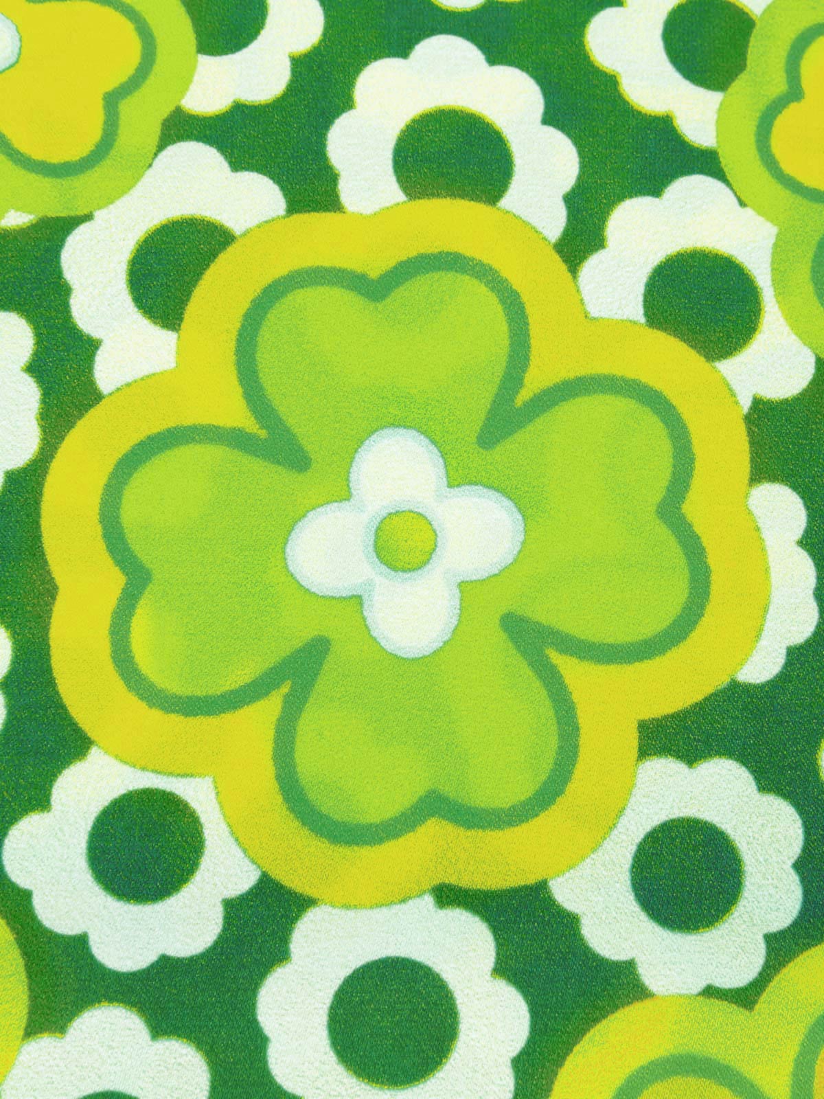 1960s Tie Neck Floral Sleeveless Top - Image 6