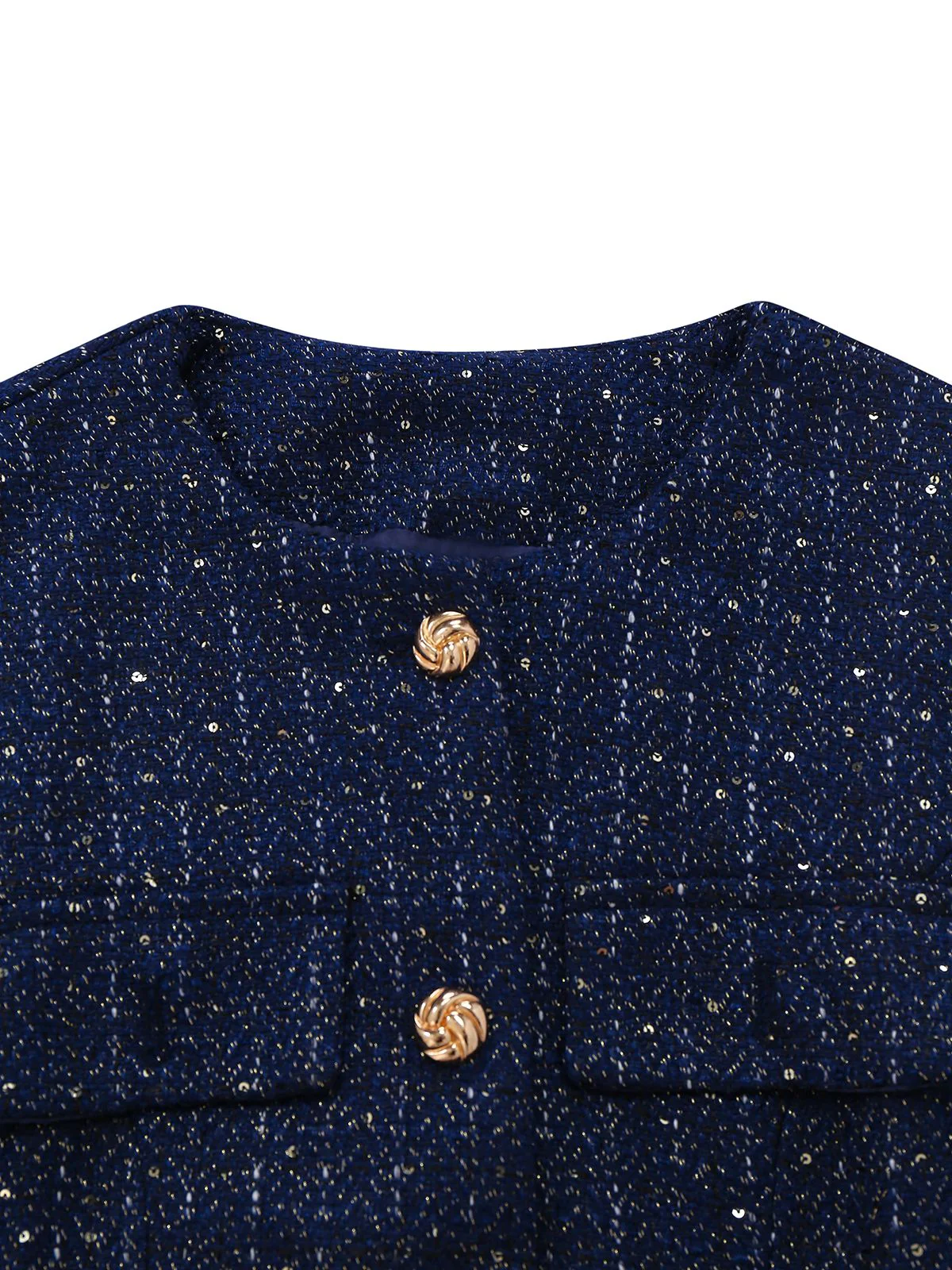 1960s Tweed Solid Button Belted Vest - Image 4