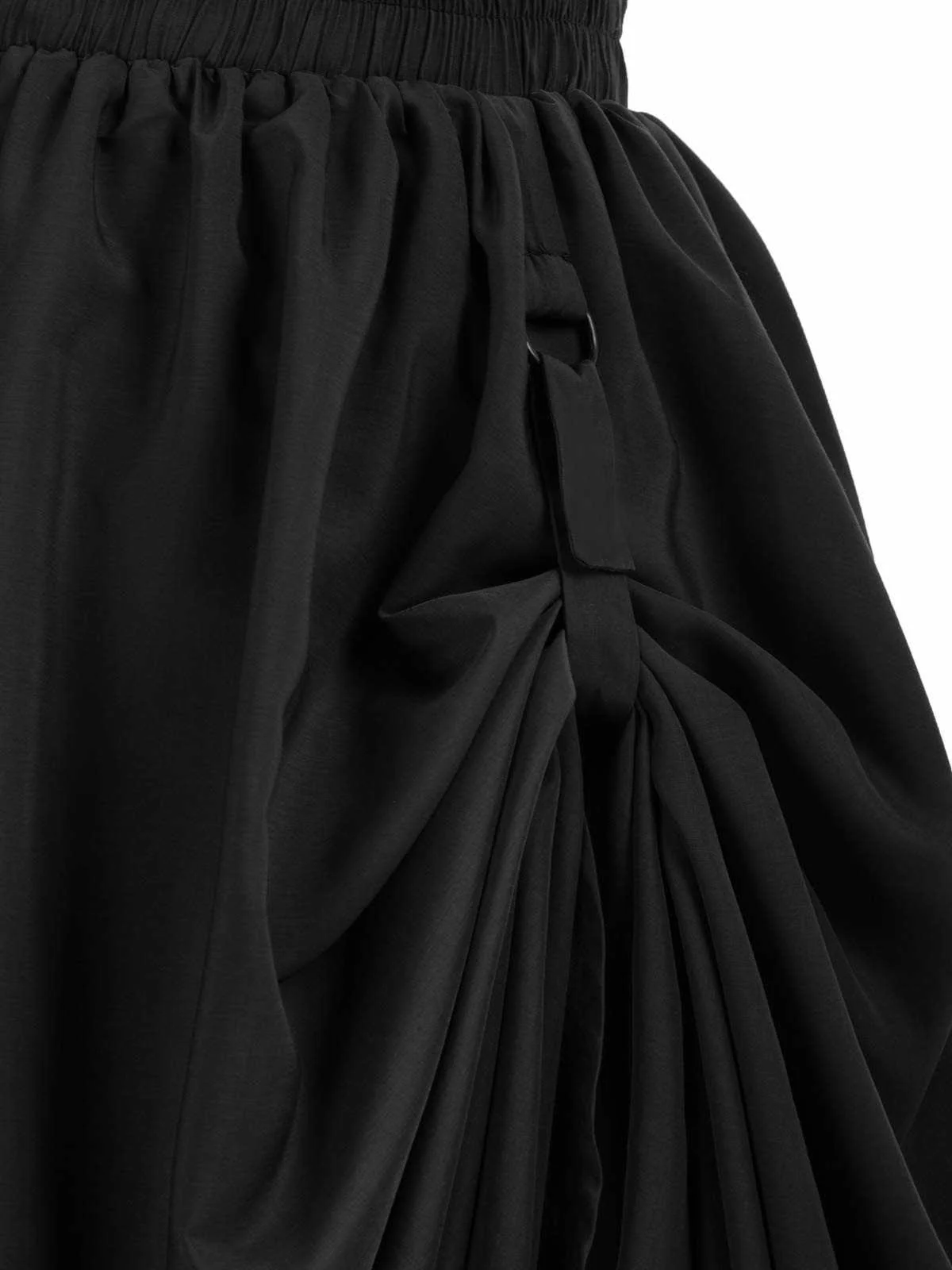 1960s Victorian-Style Ruched Lace Maxi Skirt - Image 9