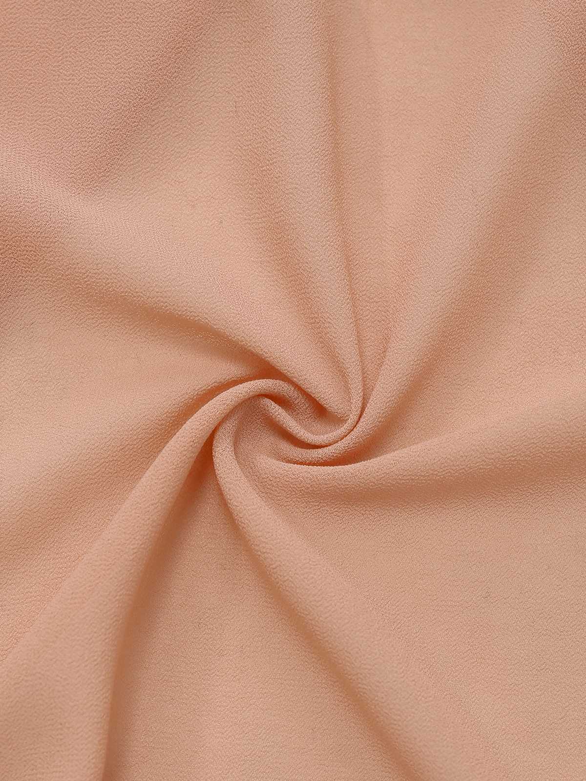 1970s Boho Cascading Ruffles Solid Blouse - Image 5
