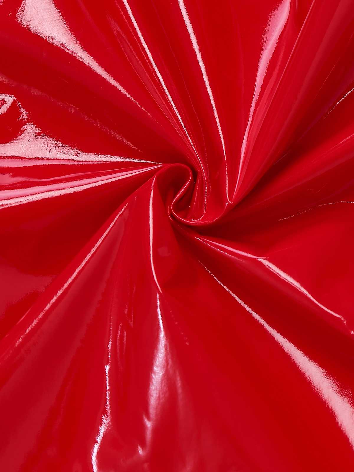 1970s Christmas Santa Claus Costume Latex Jumpsuit - Image 7