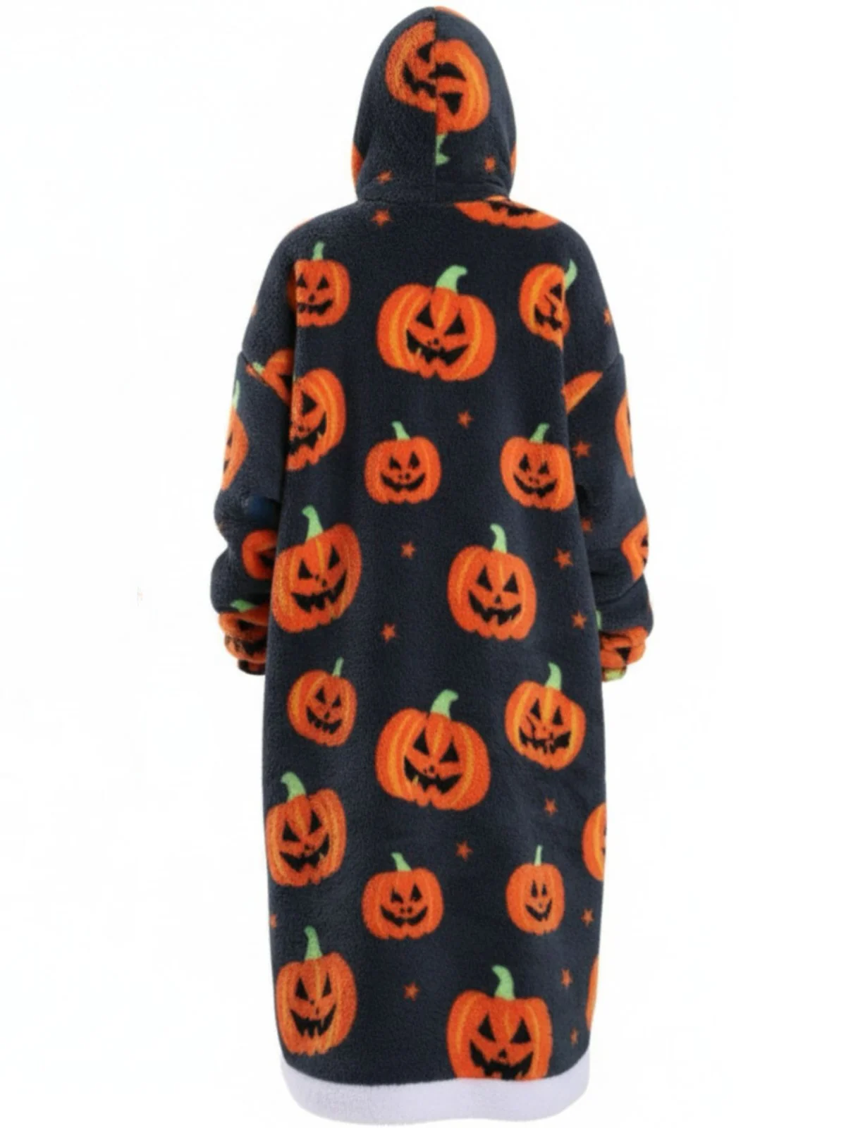 1970s Christmas Santa Wearable Blanket Hoodie Lougewear - Image 8