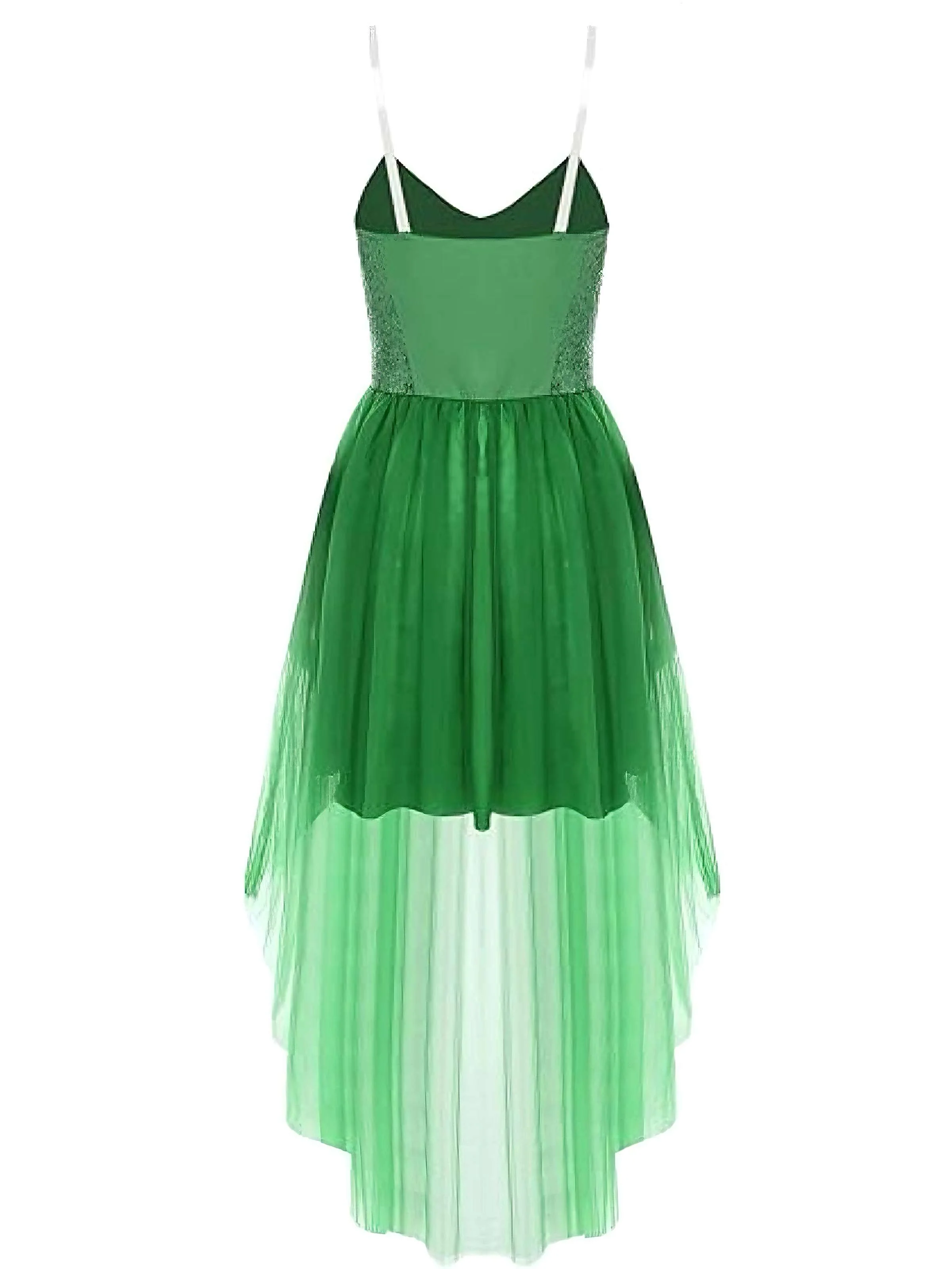 1970s Halloween Fairy Wings Sequin Tulle Costume Dress - Image 6