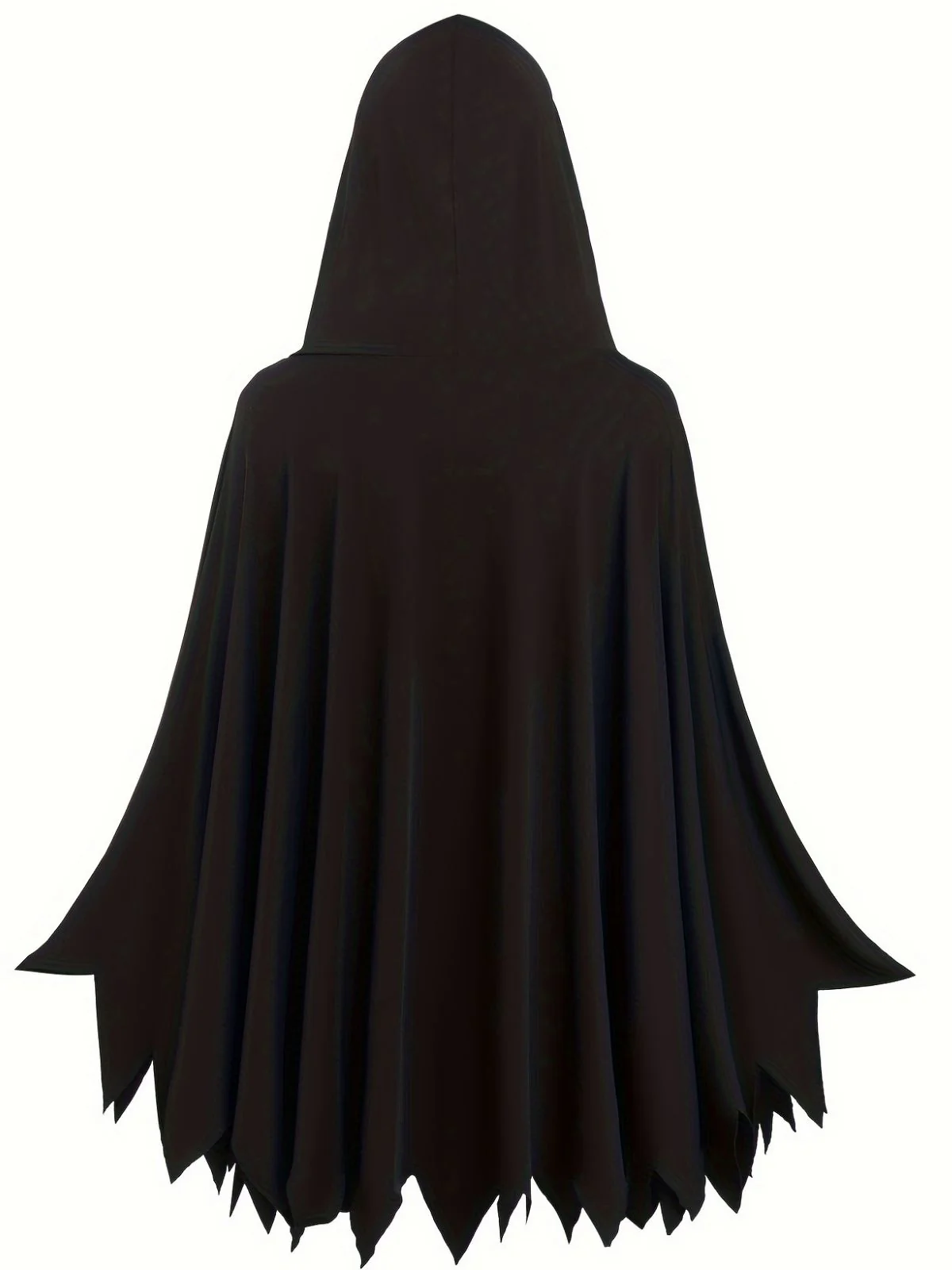 1970s Halloween Skeleton Bone Print Hooded Cape - Image 2