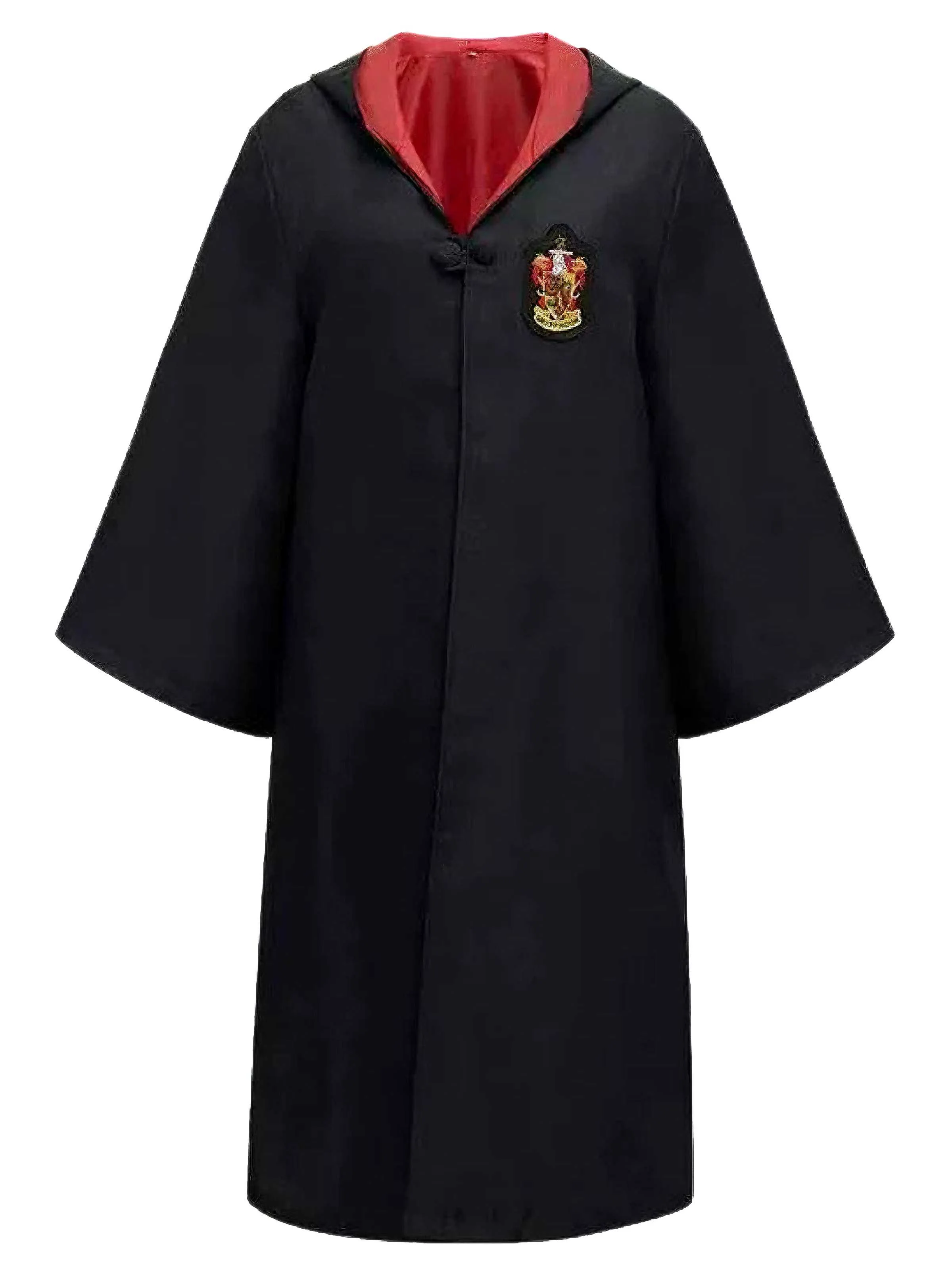 1970s Halloween Wizard School Hooded Robe Costume Set - Image 2