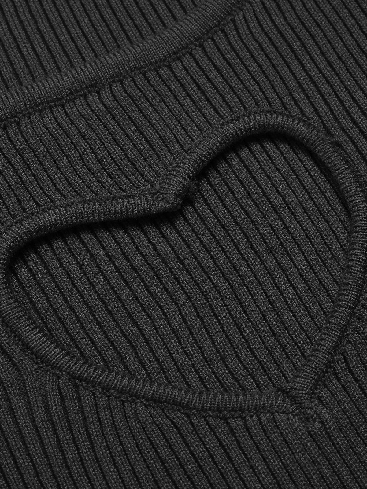 1970s Heart Cutout Knitted Solid Sweater - Image 6