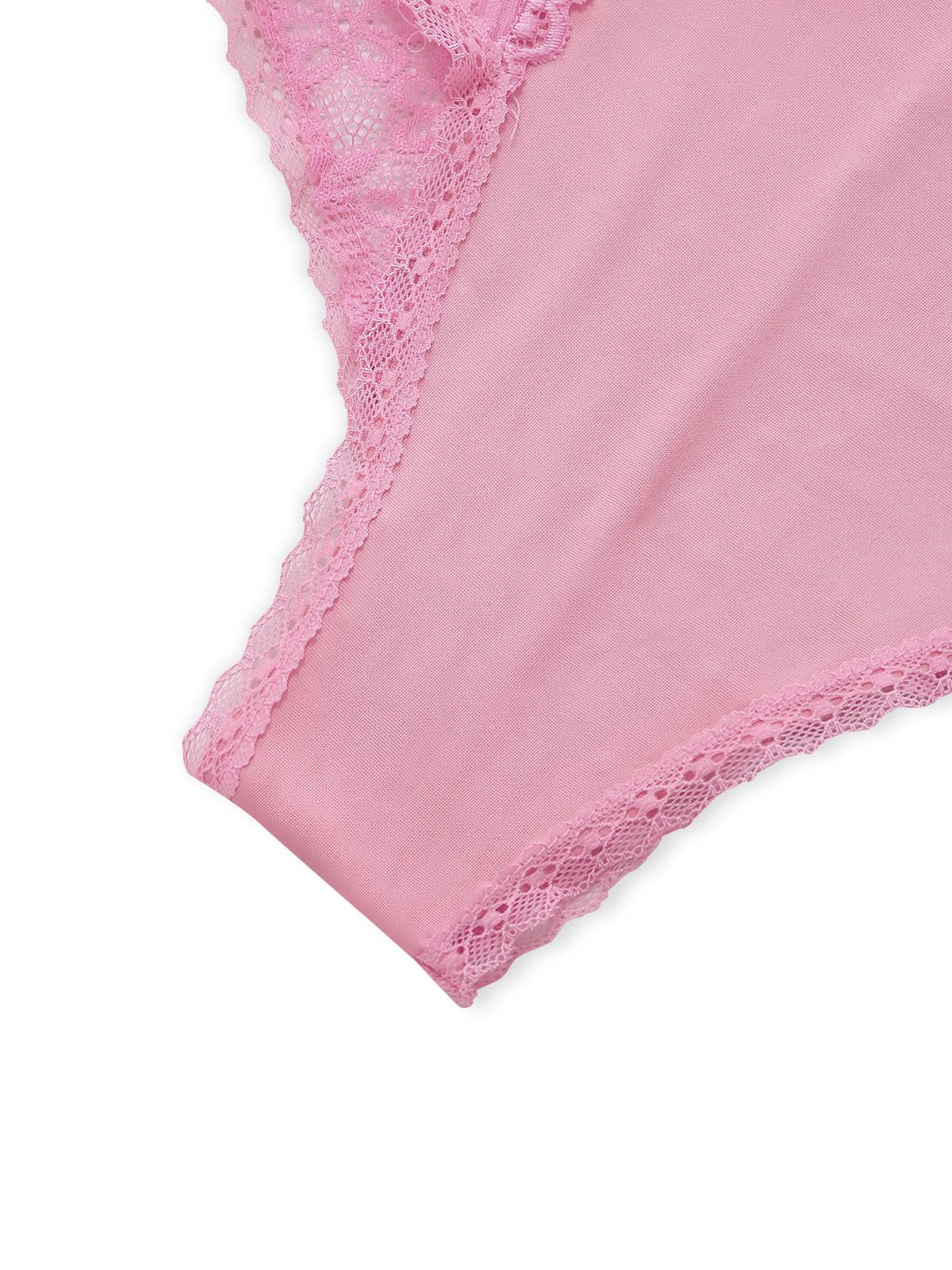 1970S Lace Sheer Petal Ruffle Trim Lingerie Set - Image 7