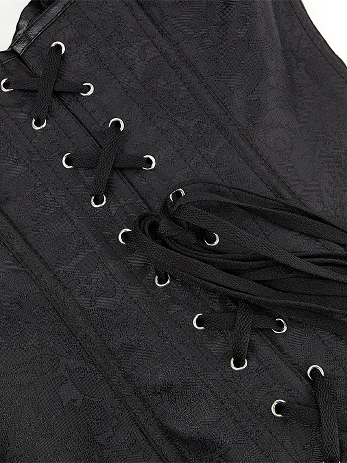 1970s Petal Neck Steampunk Puff Sleeve Top - Image 11