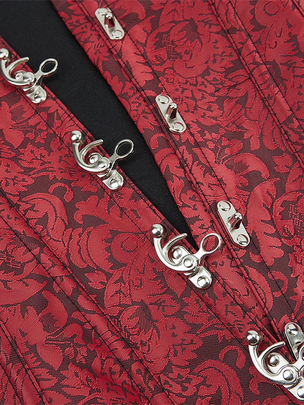 1970s Petal Neck Steampunk Puff Sleeve Top - Image 5