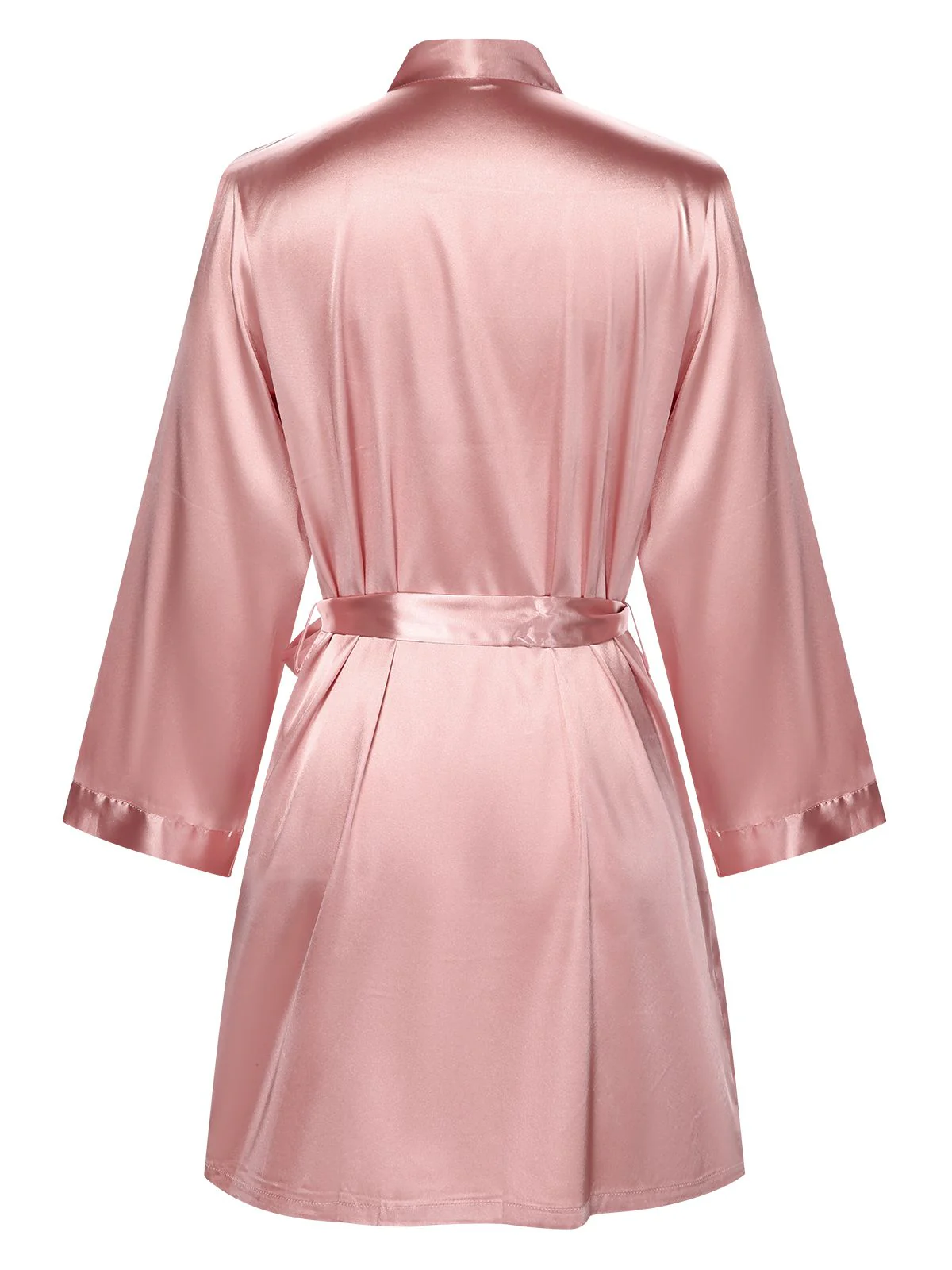 1970s Satin Solid Belted Robes - Image 3