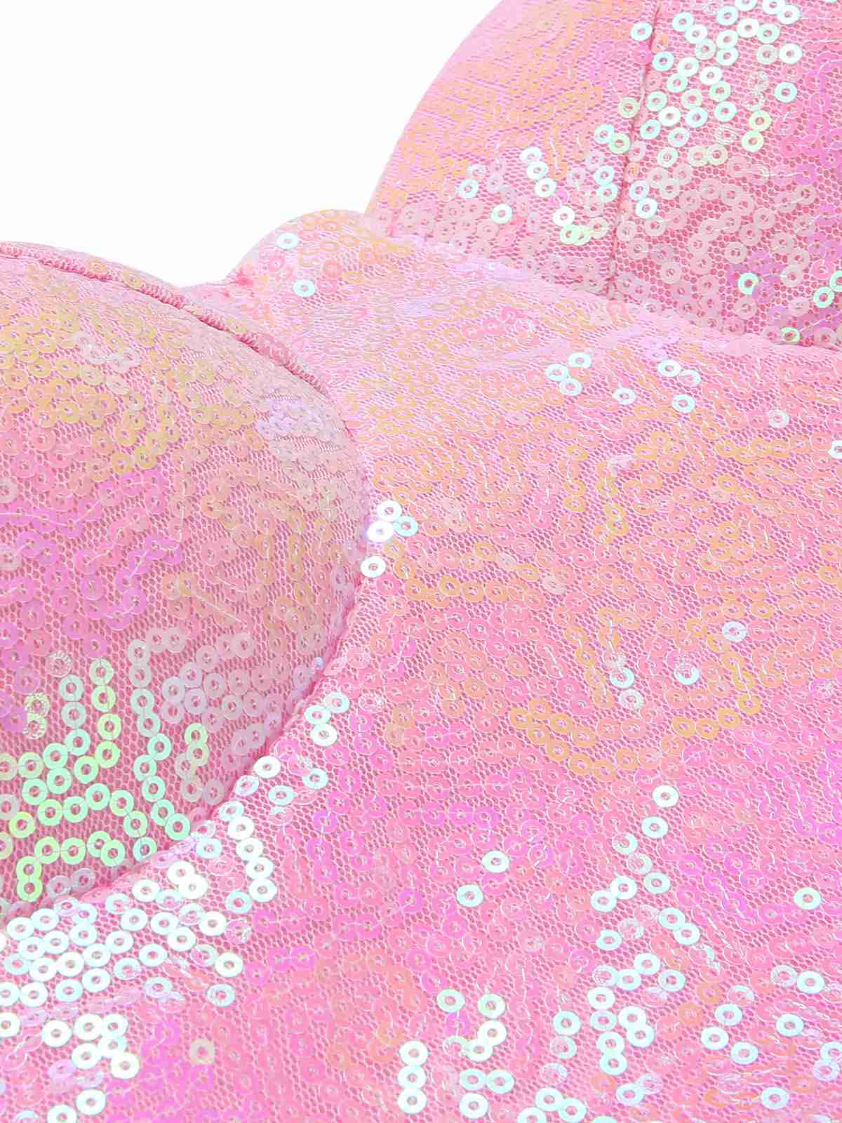1970s Sequined Feather Spaghetti Strap Dress - Image 12