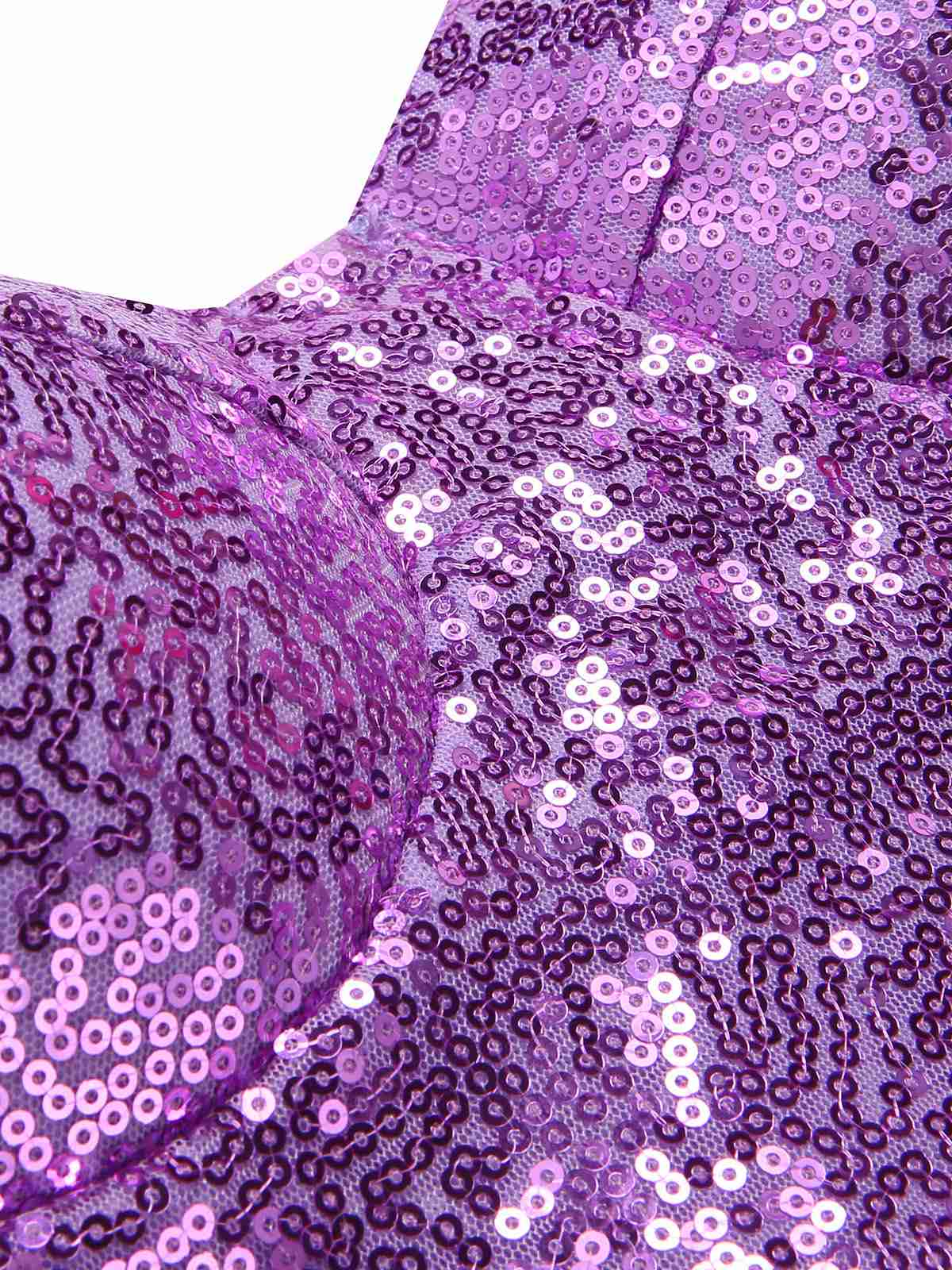 1970s Sequined Feather Spaghetti Strap Dress - Image 6