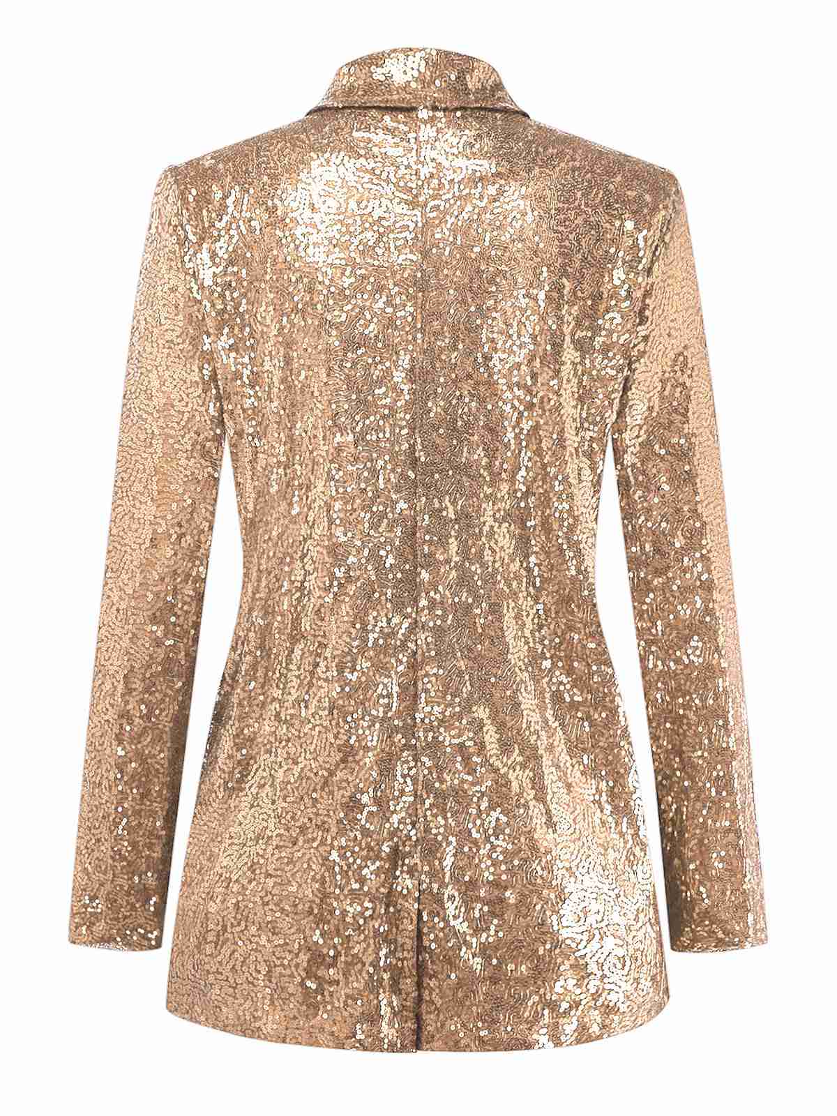 1970s Sequined Lapel Long Sleeve Jacket - Image 10