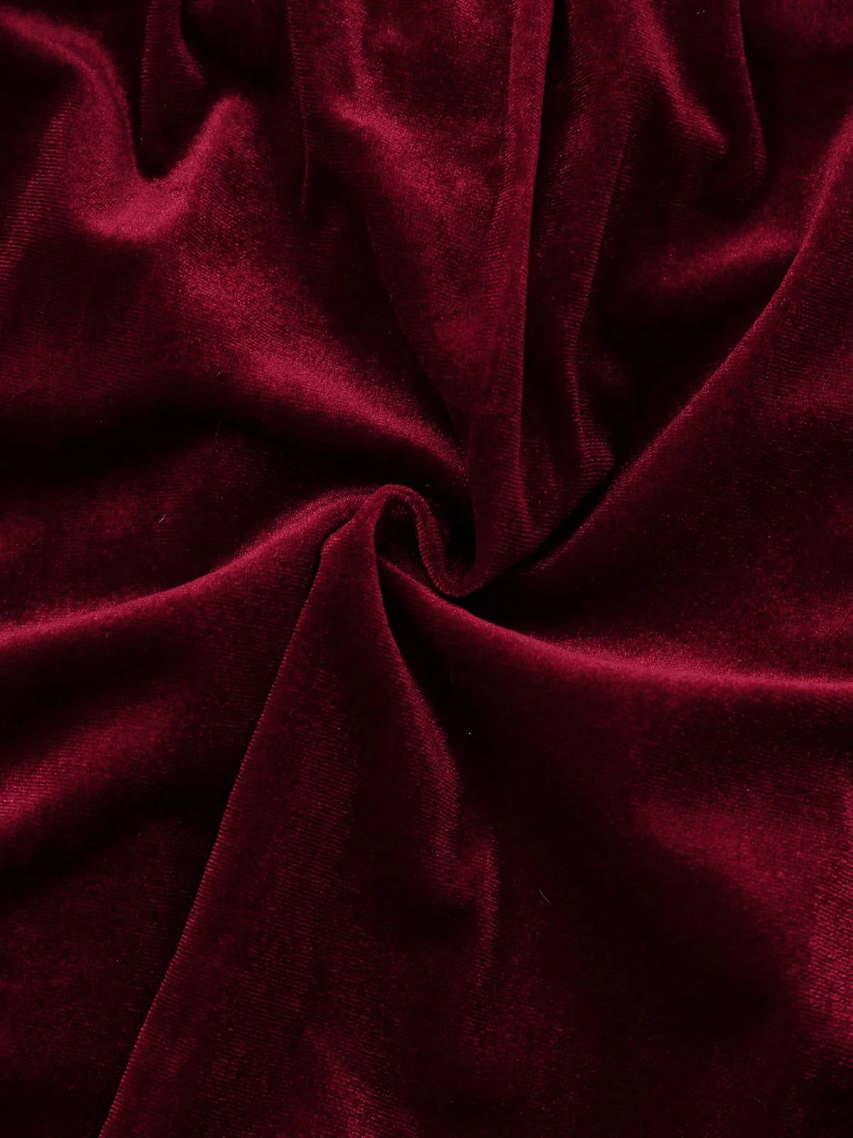 1970s Solid Square Neck Velvet Mini Dress - Image 8