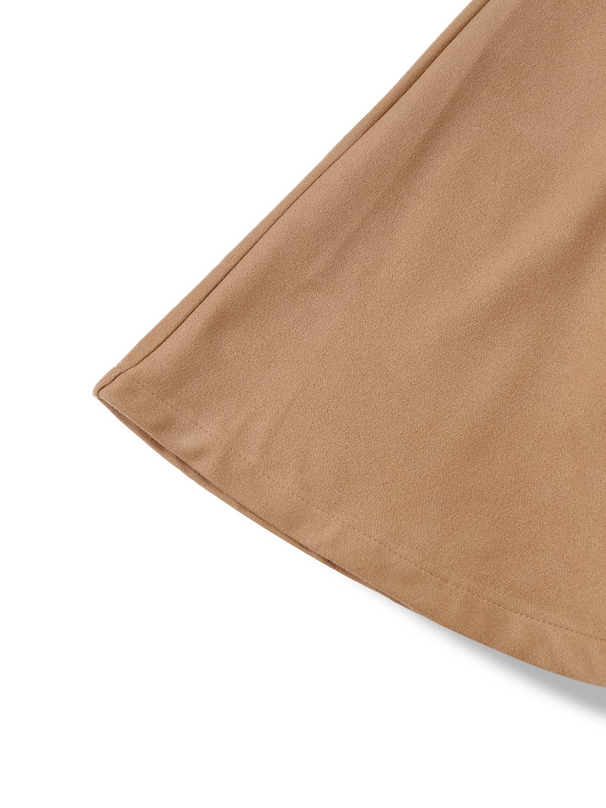 1970s Solid Turtlenecck Belted Cloak Jacket - Image 5