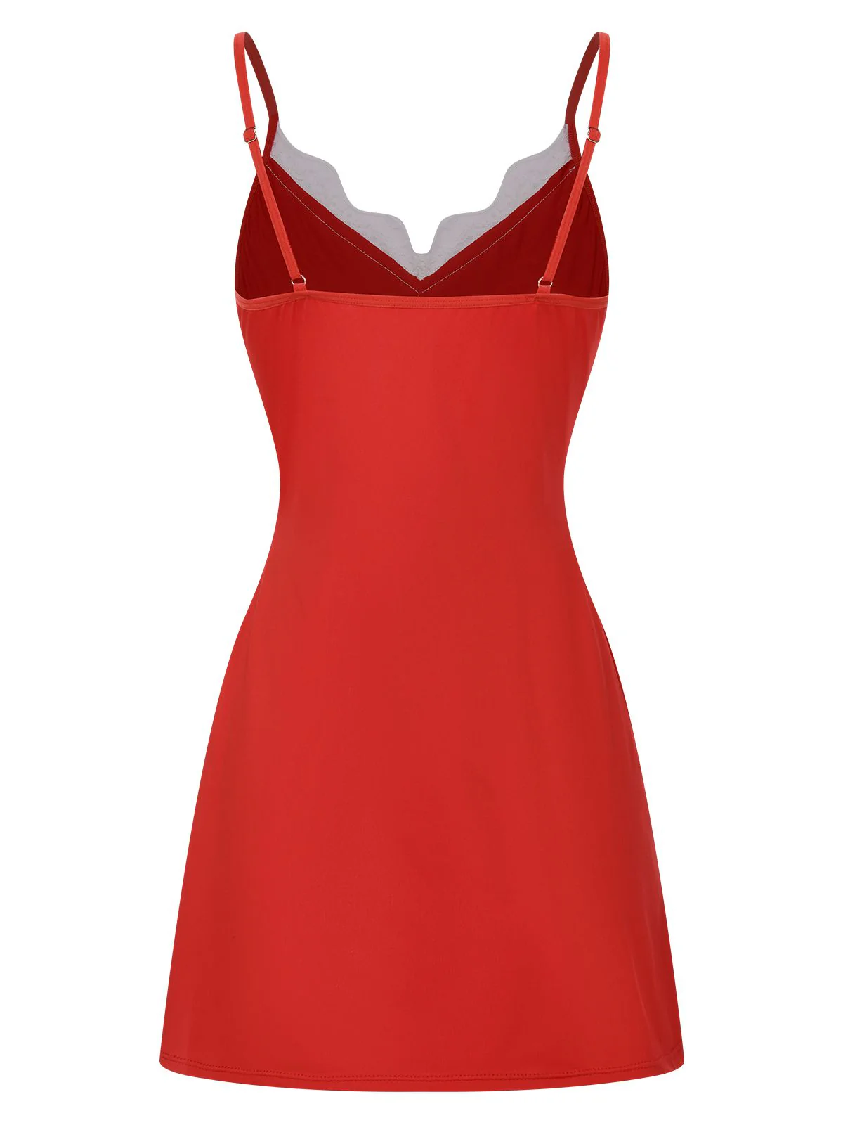 1970s Spaghetti Strap Bow Lace Patchwork Nightgown - Image 11