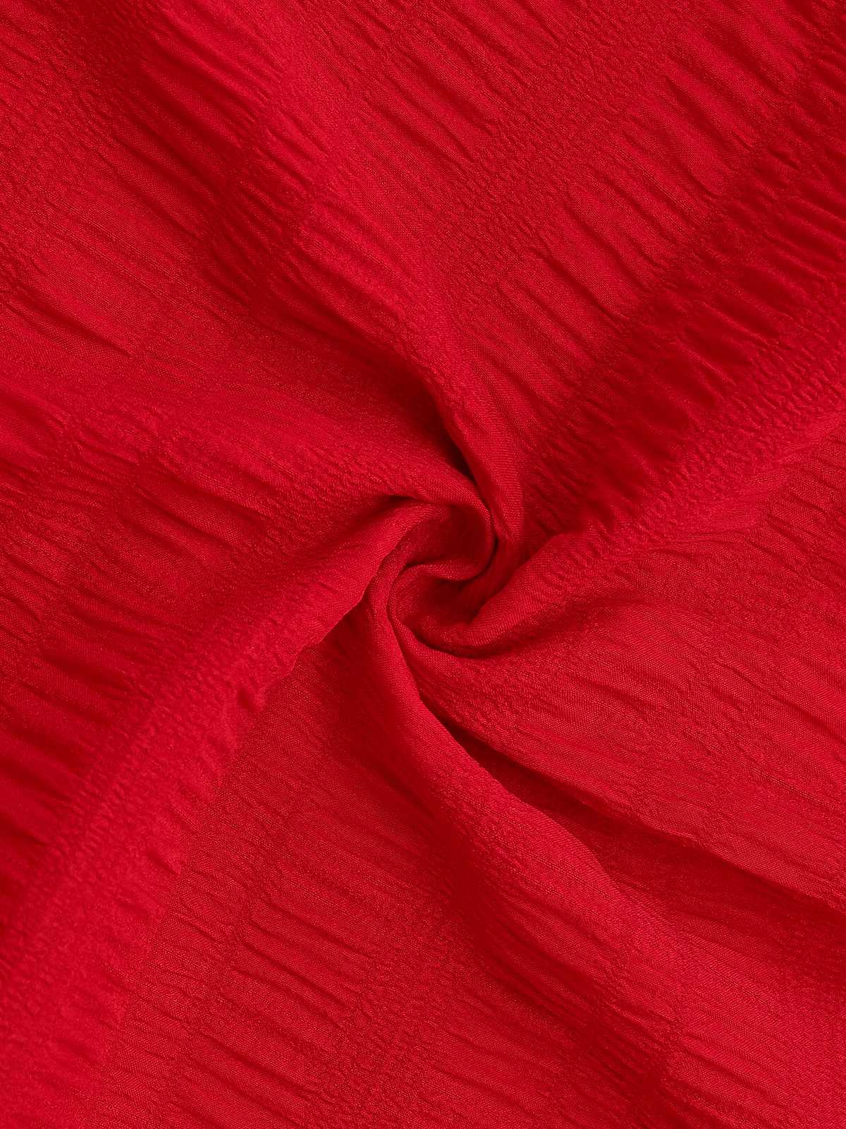1970s Spaghetti Strap Textured Solid Jumpsuit - Image 3