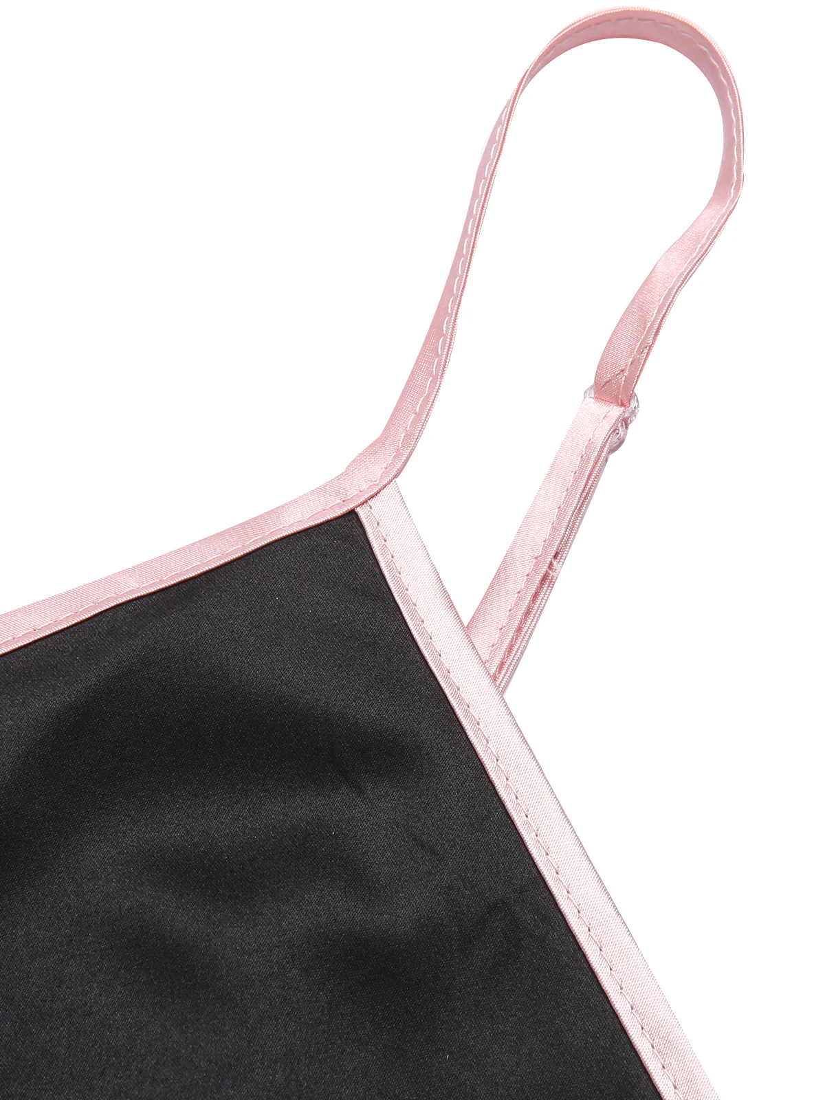 1970s Spaghetti Straps Satin Ribbon Pajamas - Image 13