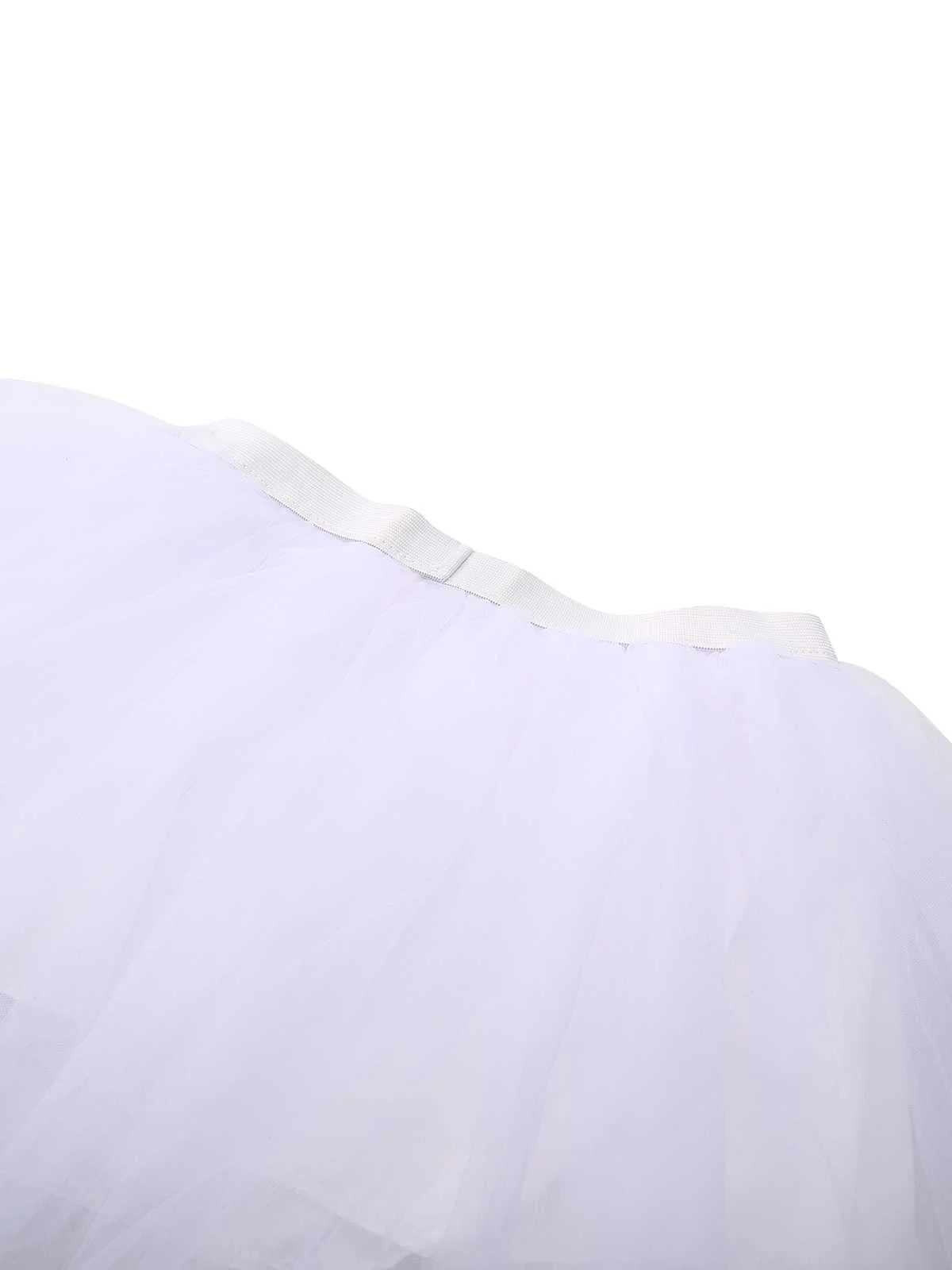 1970s Square Neck Christmas Bow Dress With Petticoat - Image 8
