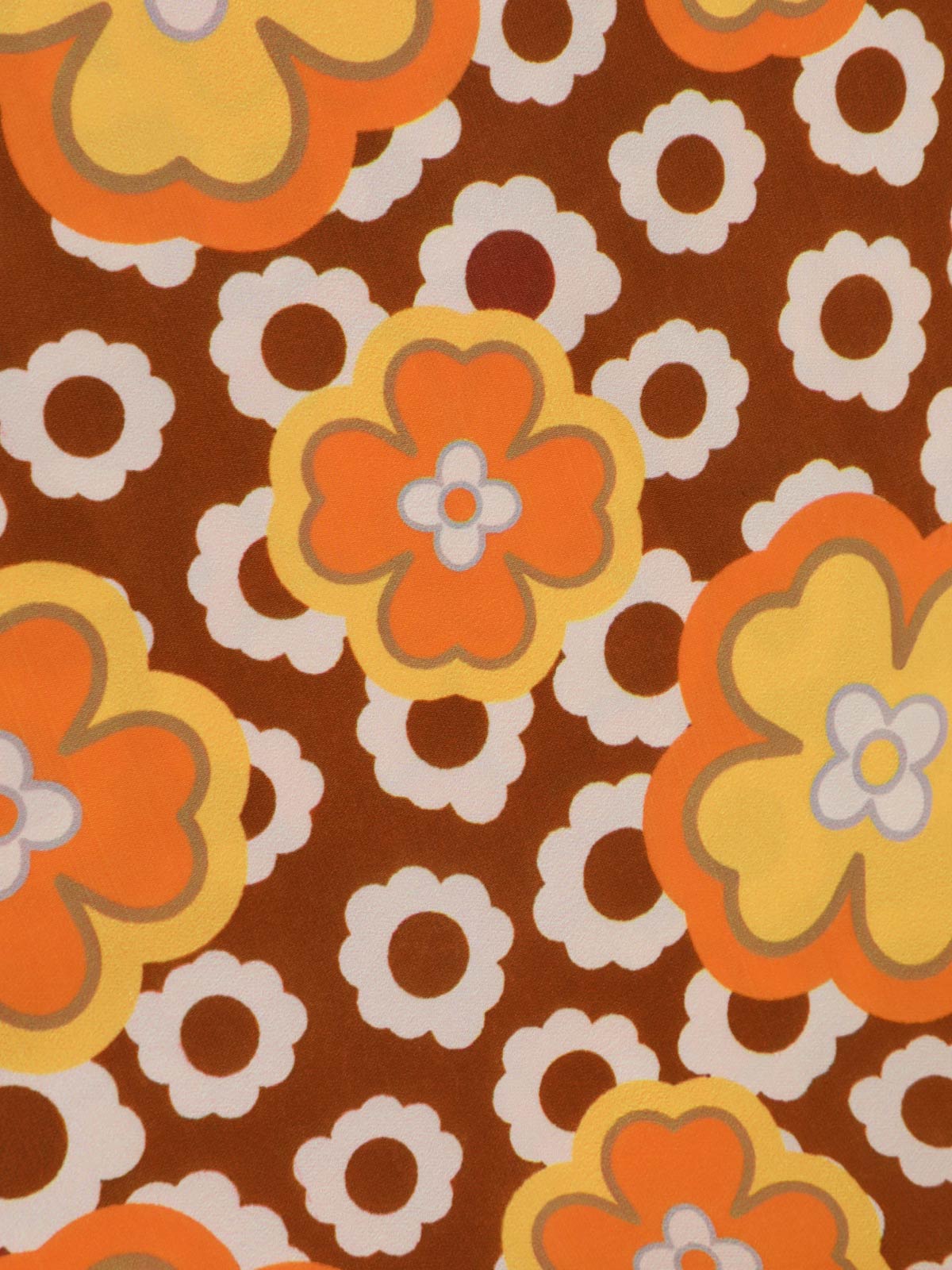 1970s V-Neck Floral Belted Sleeveless Jumpsuit - Image 7