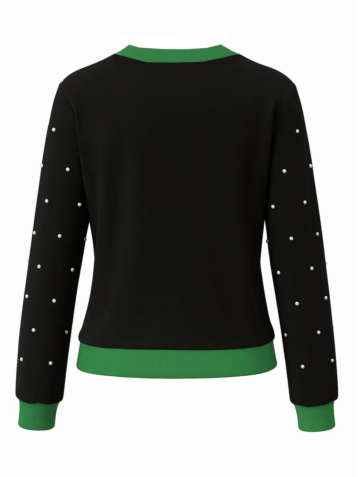 1980s 3D Christmas Tree Sweater With Tinsel - Image 3