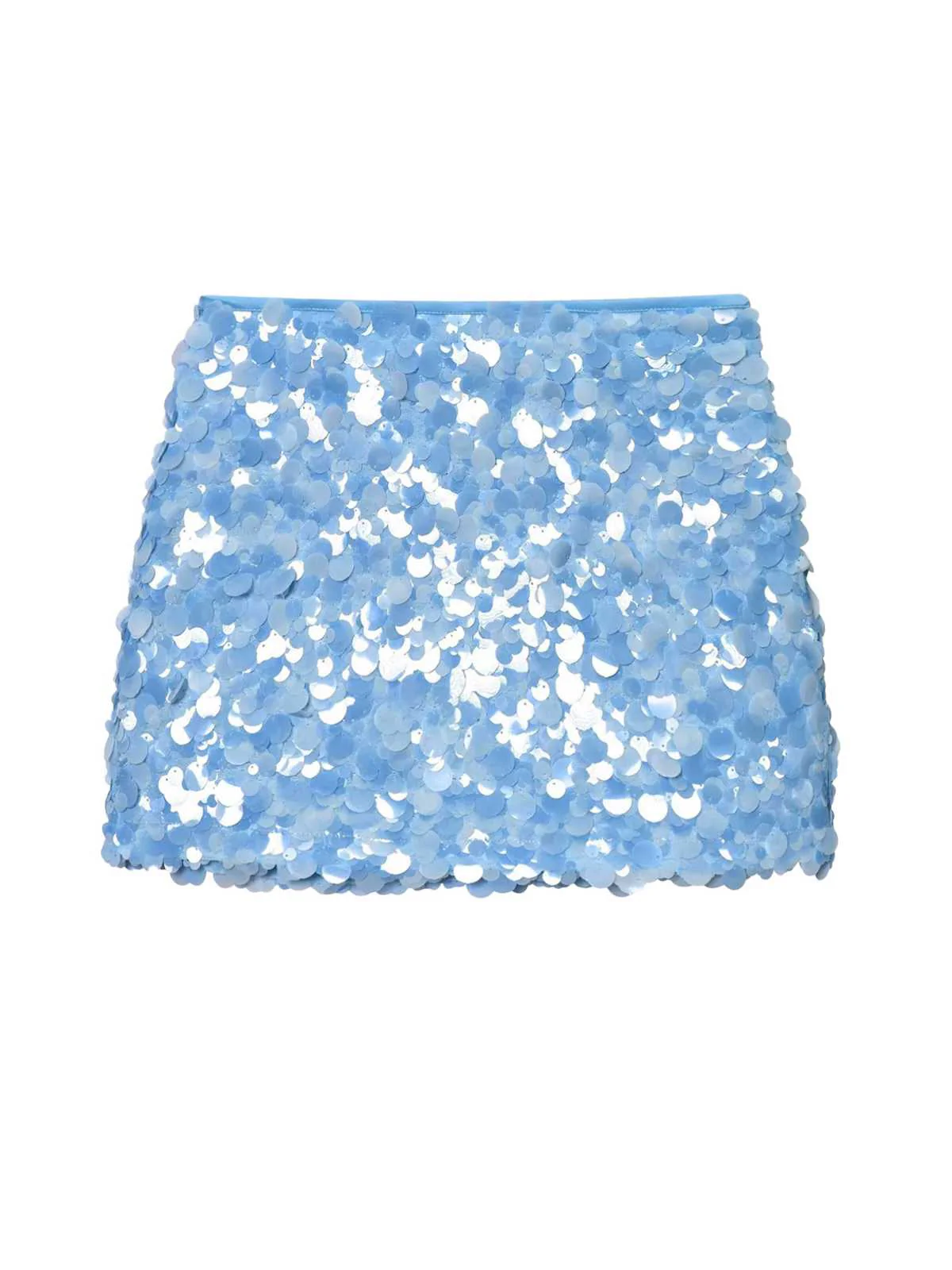 1980s Dot Sequined Mini Skirt - Image 2