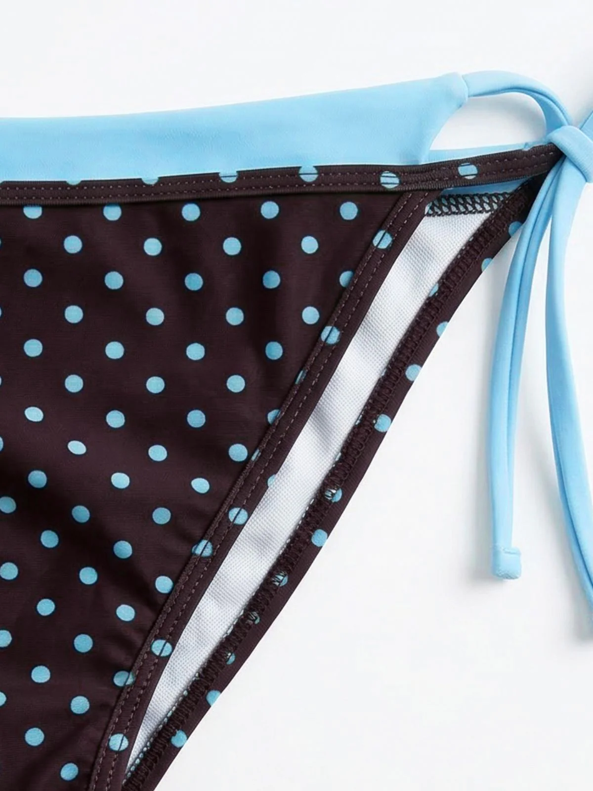 1980s Faux Two-Piece Tie-Side Bikini Set - Image 5