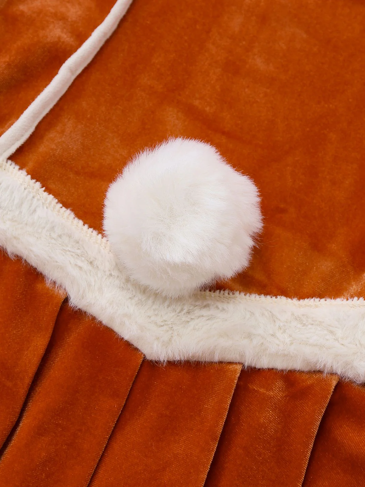 1980s Flannelette Pom Pom Reindeer Dress - Image 5