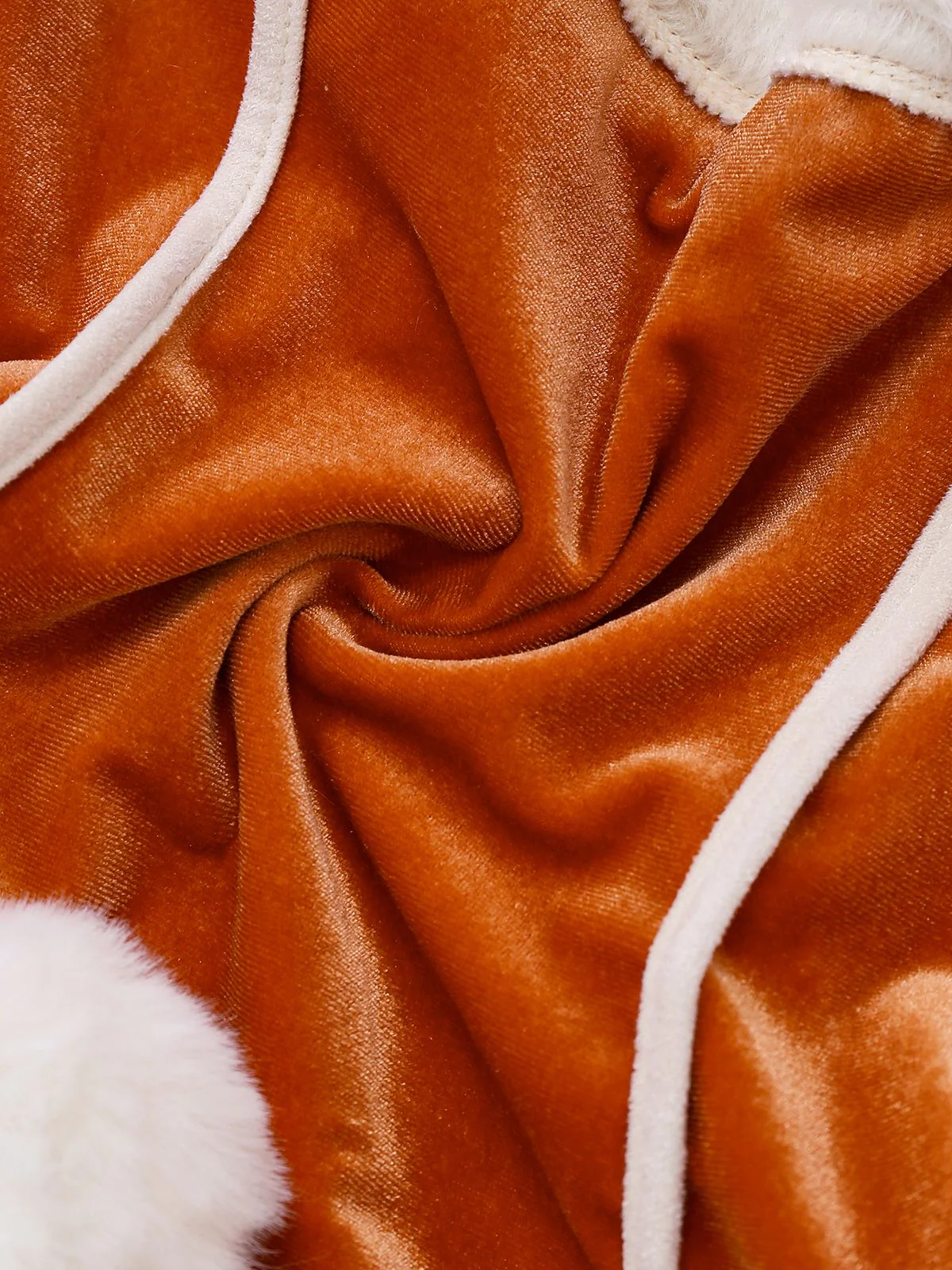1980s Flannelette Pom Pom Reindeer Dress - Image 6