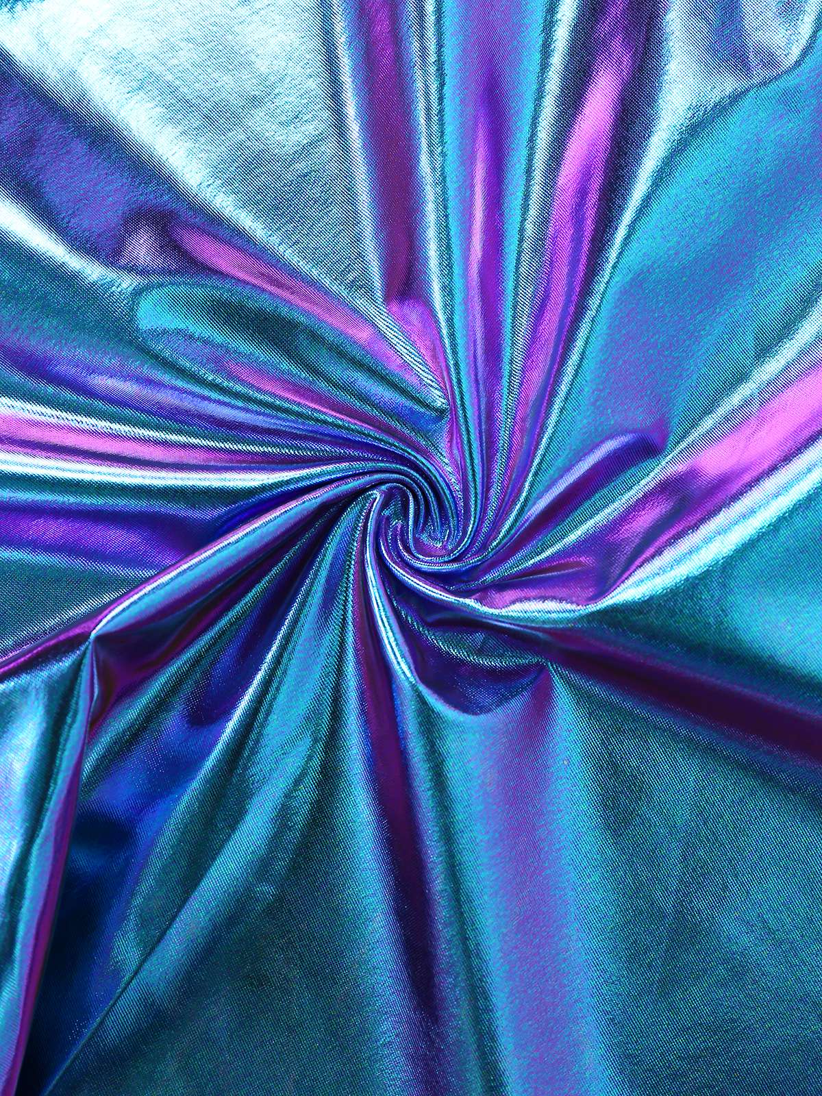 1980s Metallic Futuristic Party Mini Dress - Image 3