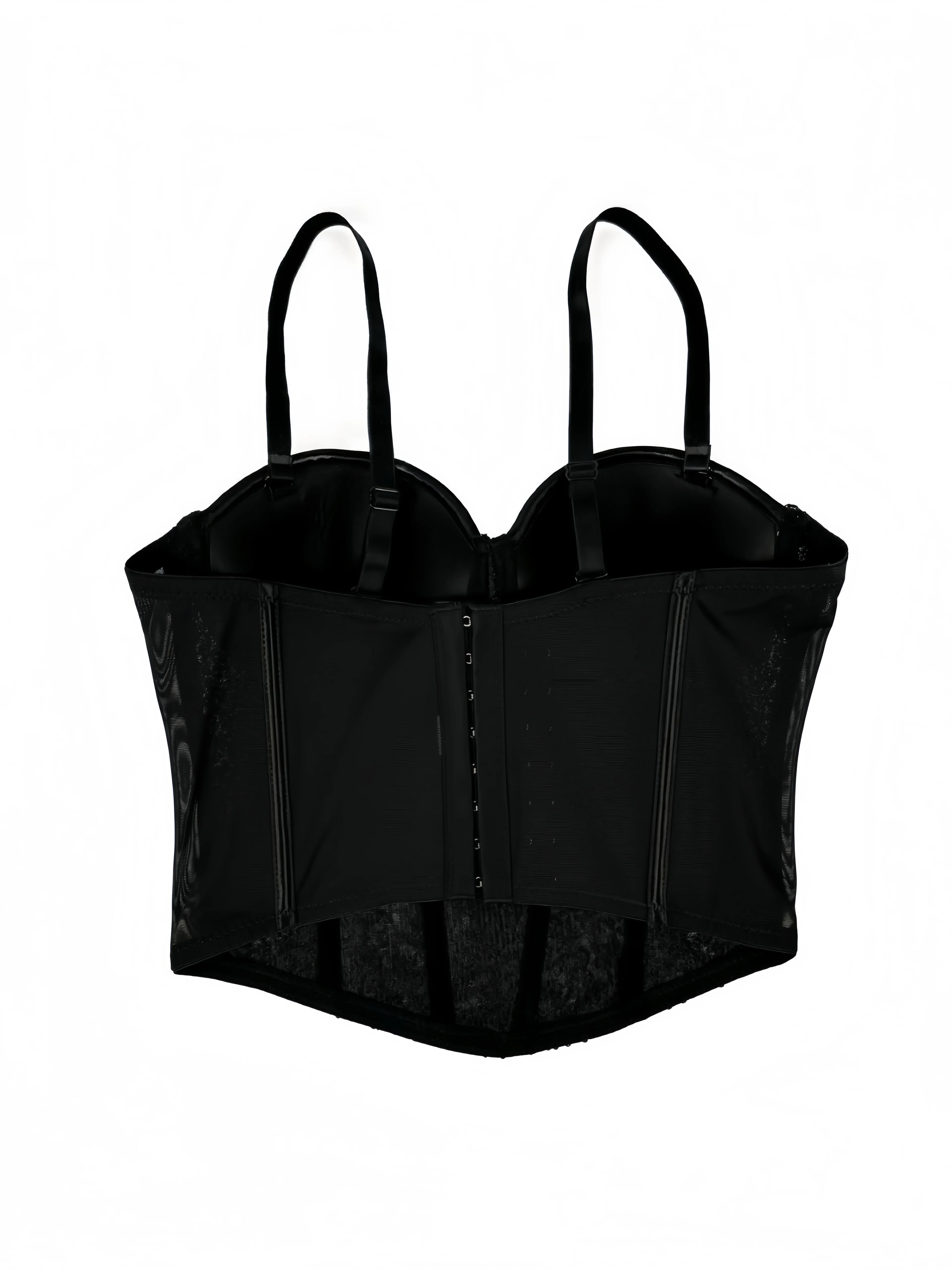 1980s Punk Sequin Boned Corset - Image 9