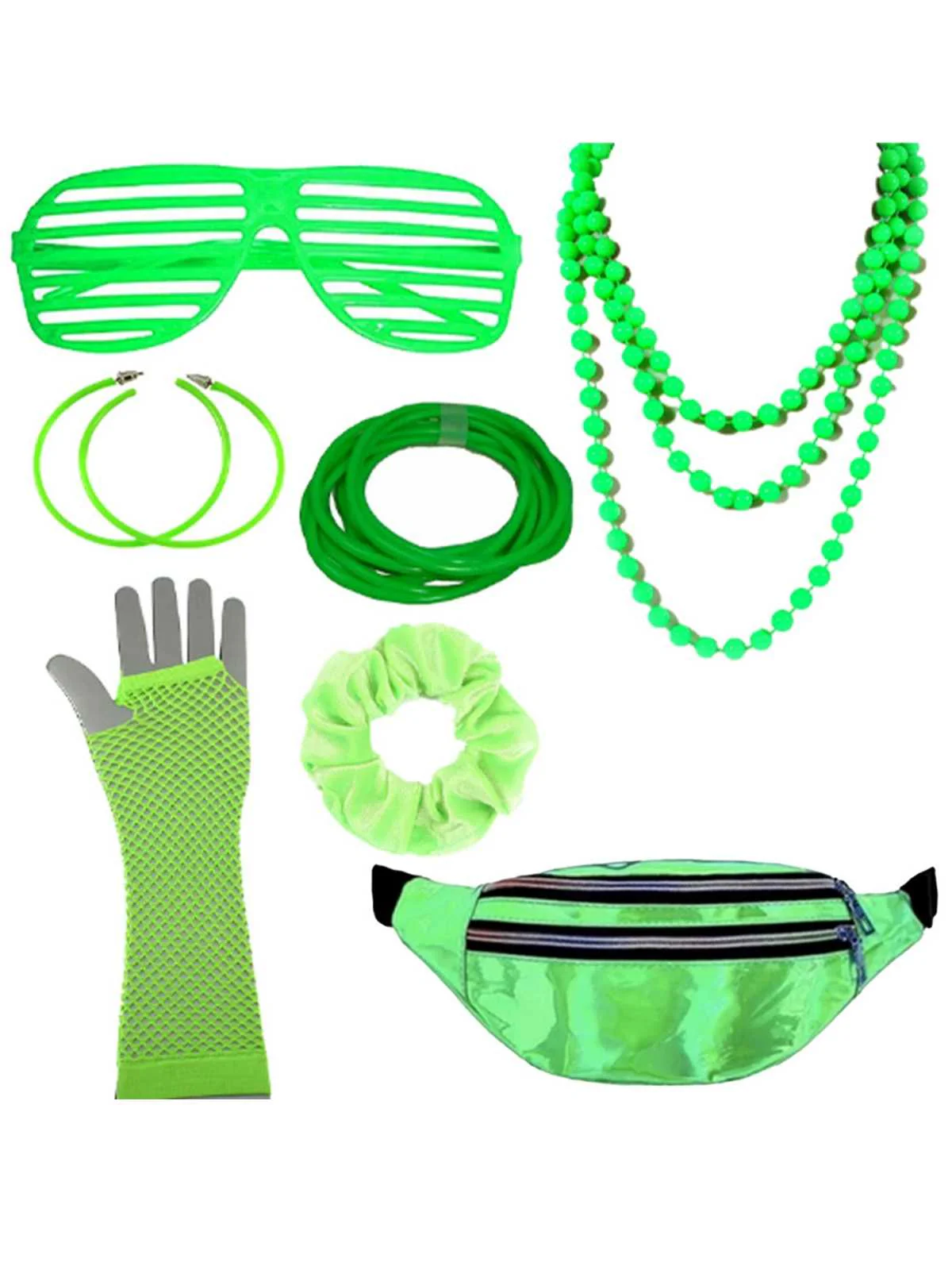 1980s Retro Costume Colorful Accessory Set - Image 5