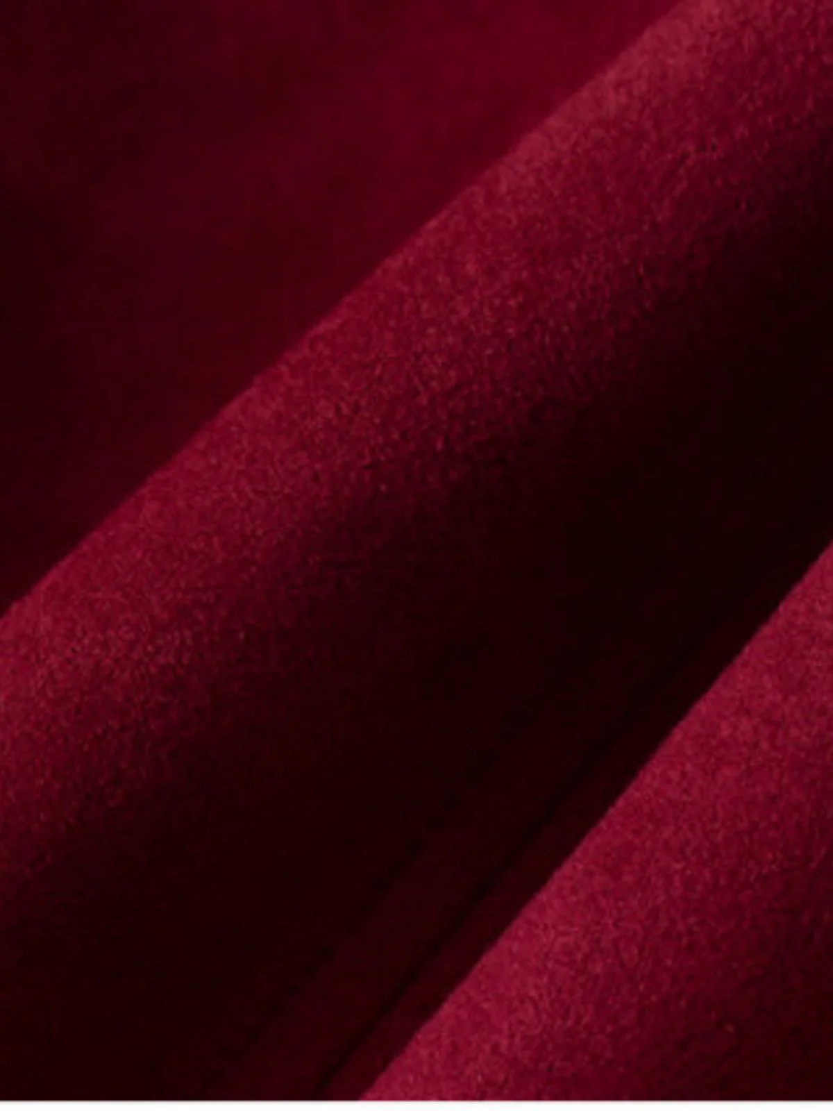 1980s Solid Lapel Suede Leather Jacket - Image 4
