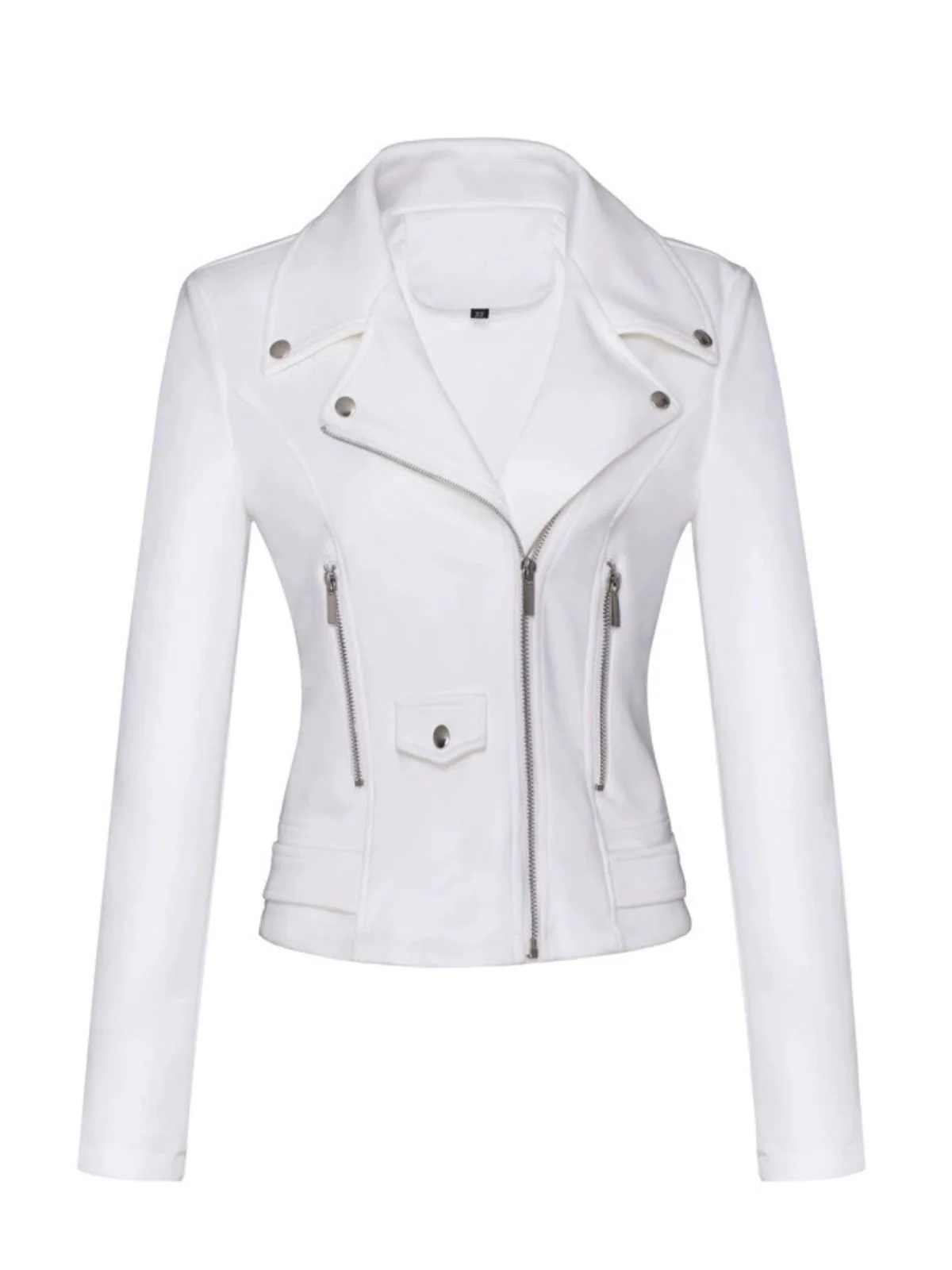 1980s Solid Lapel Suede Leather Jacket - Image 7