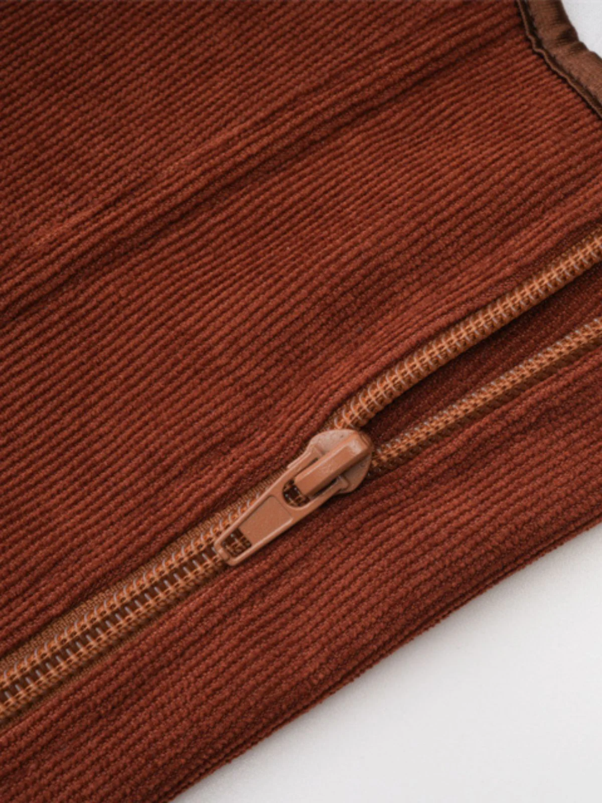 1980s Suede Bow Lace-Up Corset - Image 4