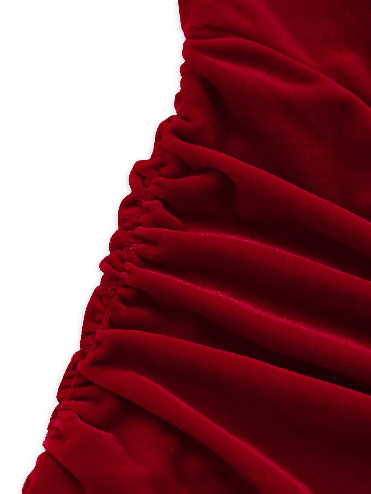 1980s Velvet Corset Ruched Sweetheart Mini Dress - Image 6