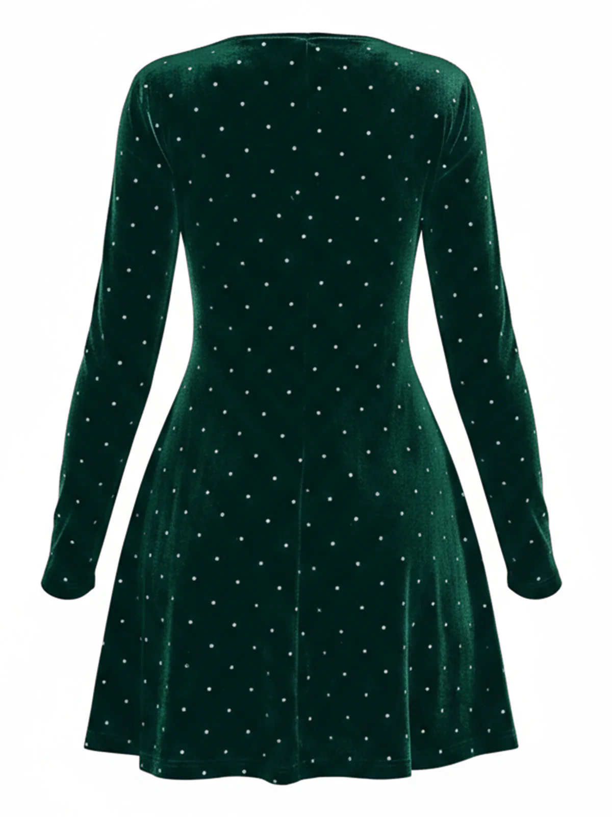 1980s Velvet Rhinestone Fit Party Dress - Image 18