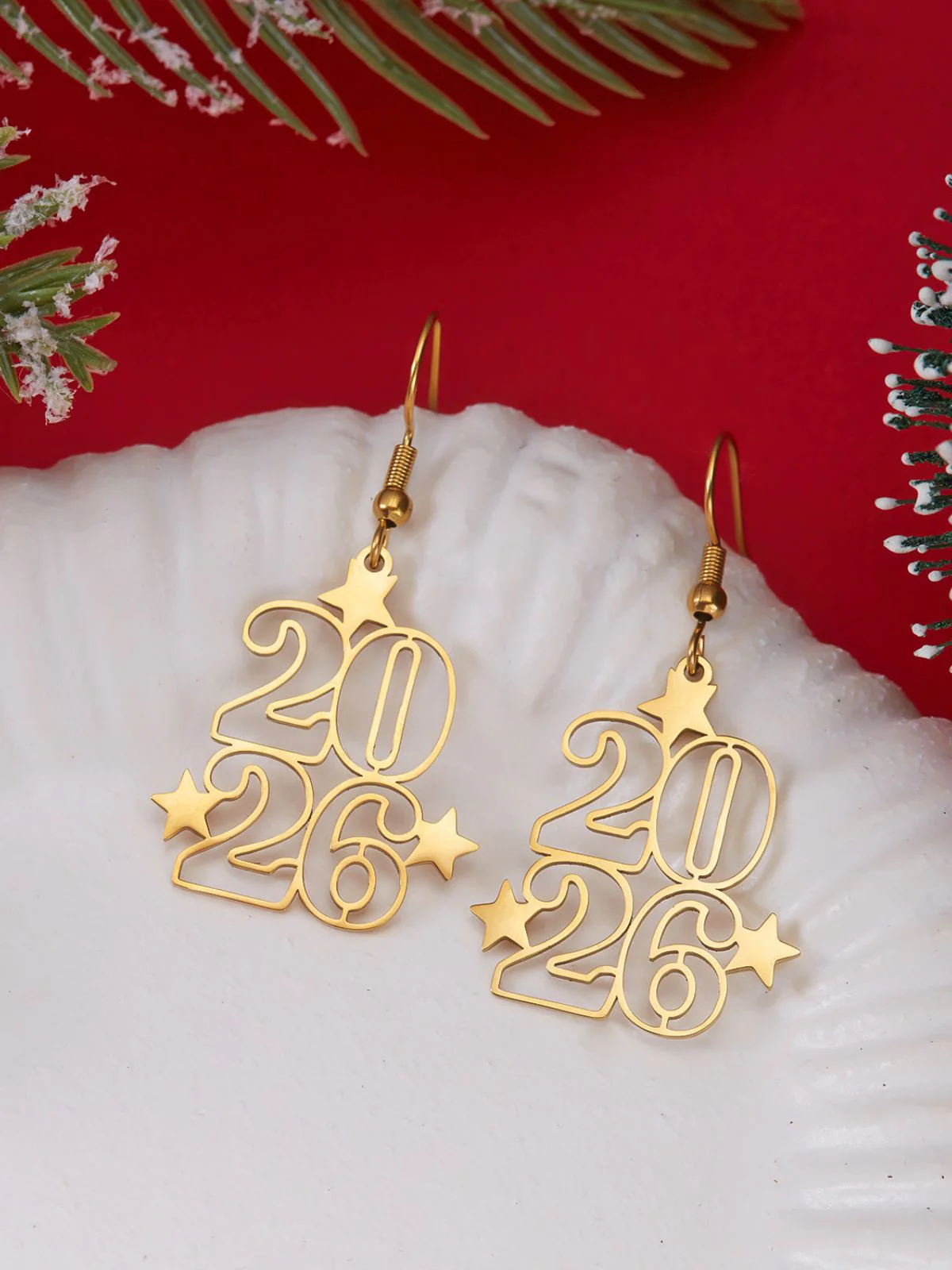 2026 Hollow-Out Alloy Drop Earrings - Image 11