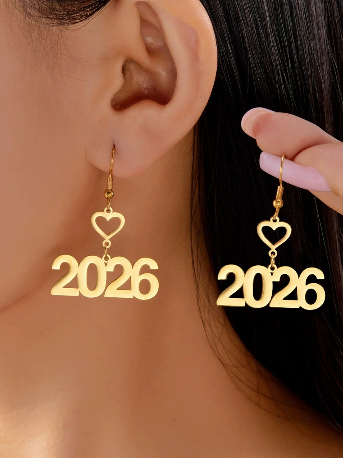 2026 Hollow-Out Alloy Drop Earrings - Image 8
