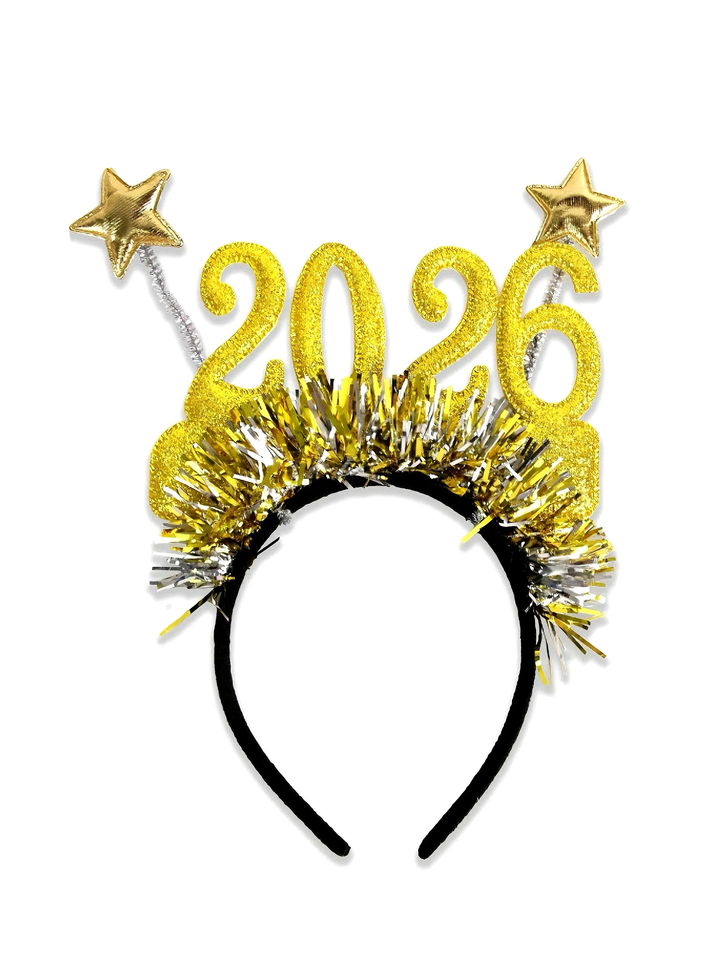 2026 New Year Party Star Streamer Headband - Image 2