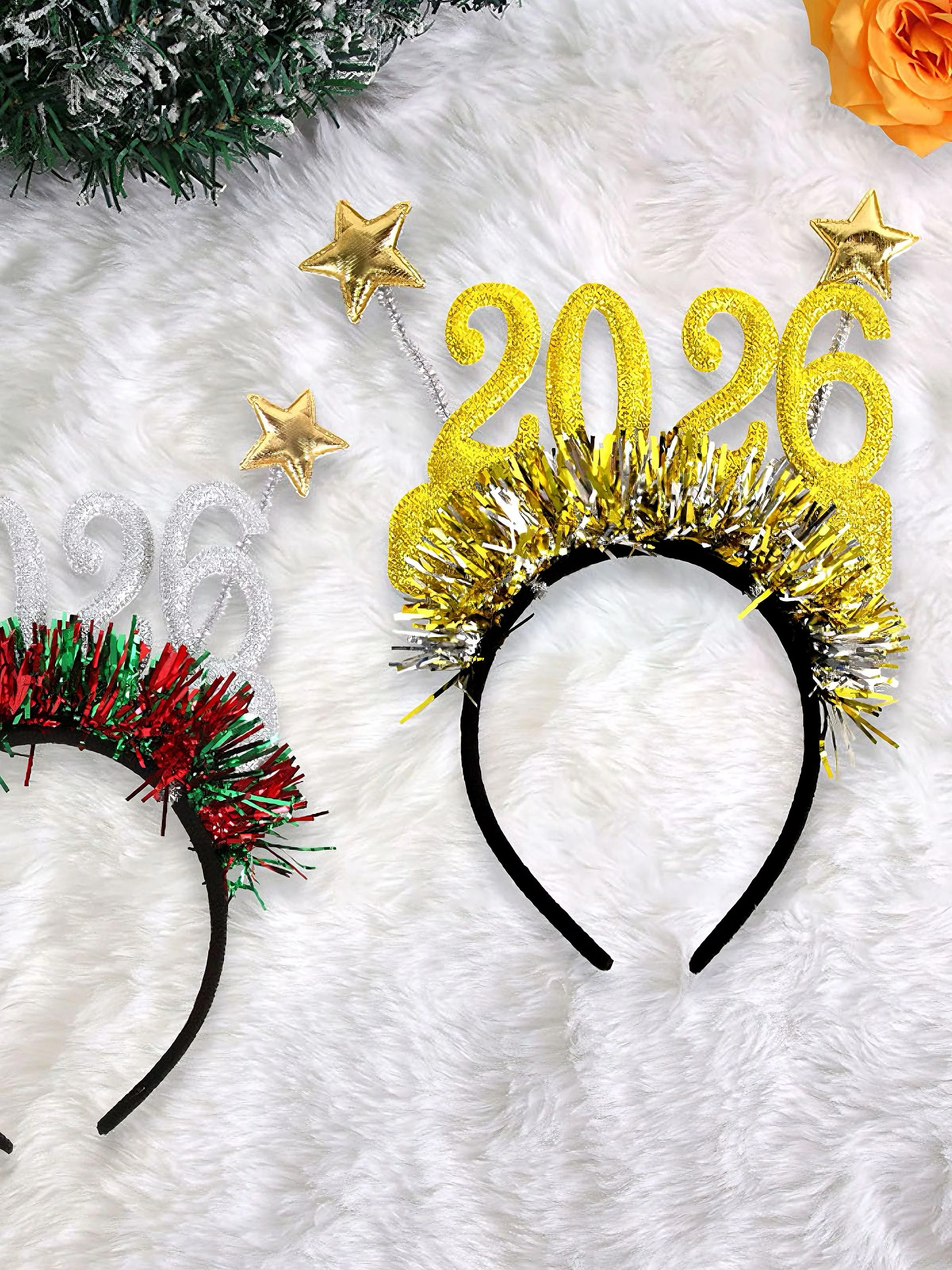 2026 New Year Party Star Streamer Headband - Image 5