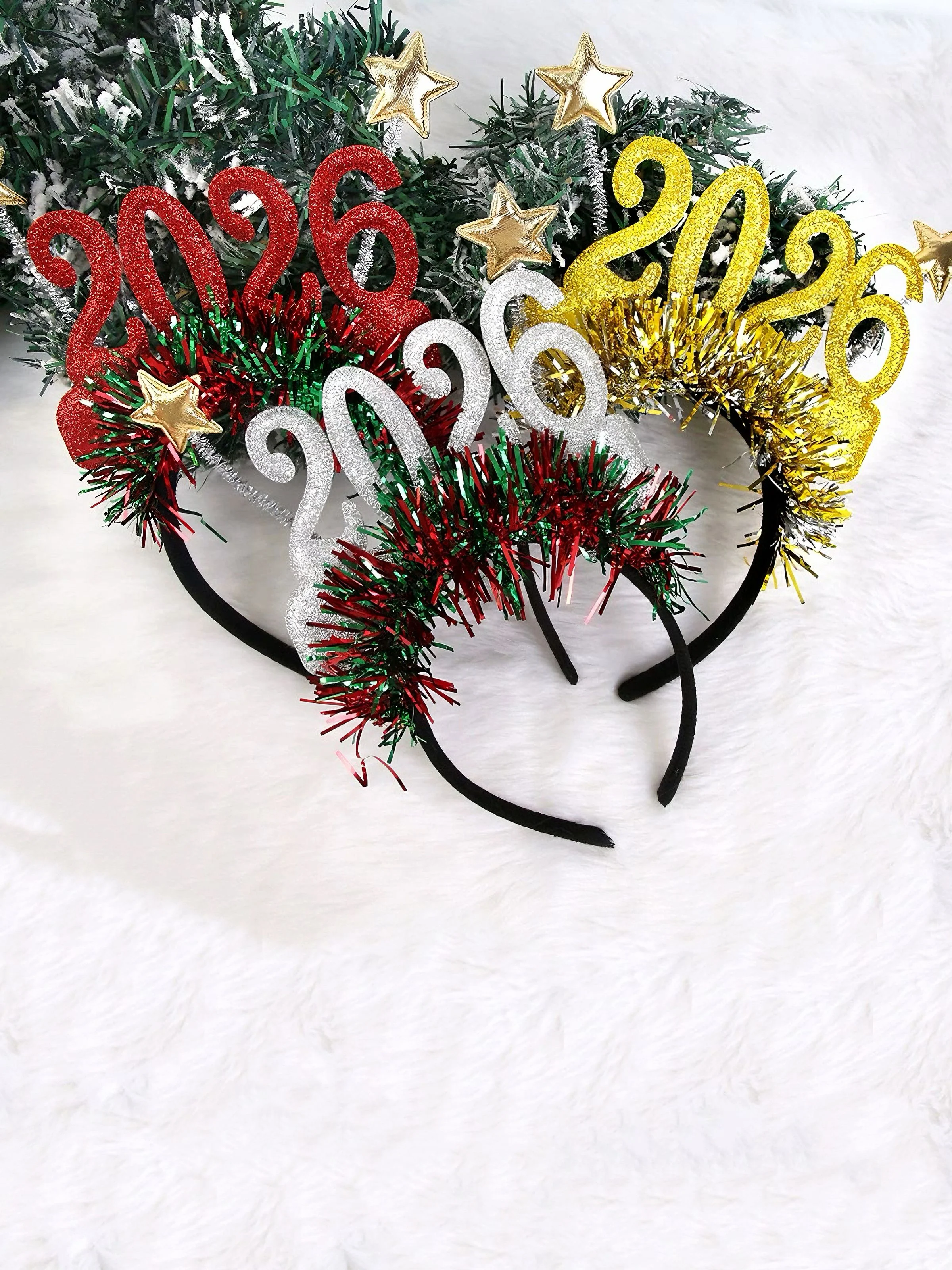 2026 New Year Party Star Streamer Headband - Image 6